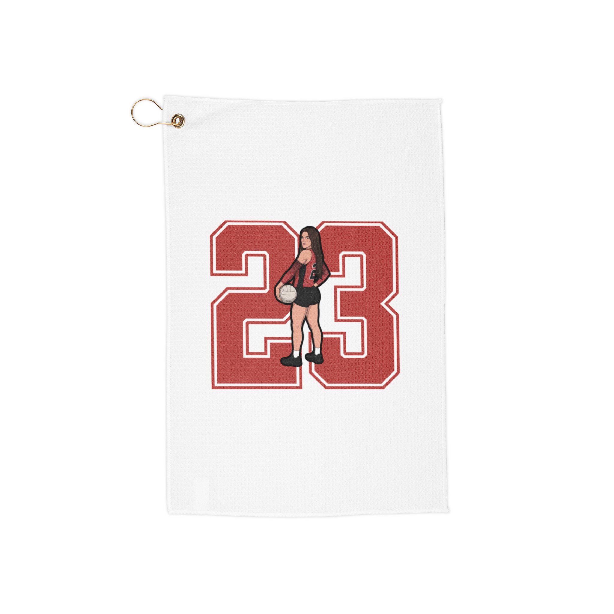 Golf Towel — character_number in Classic