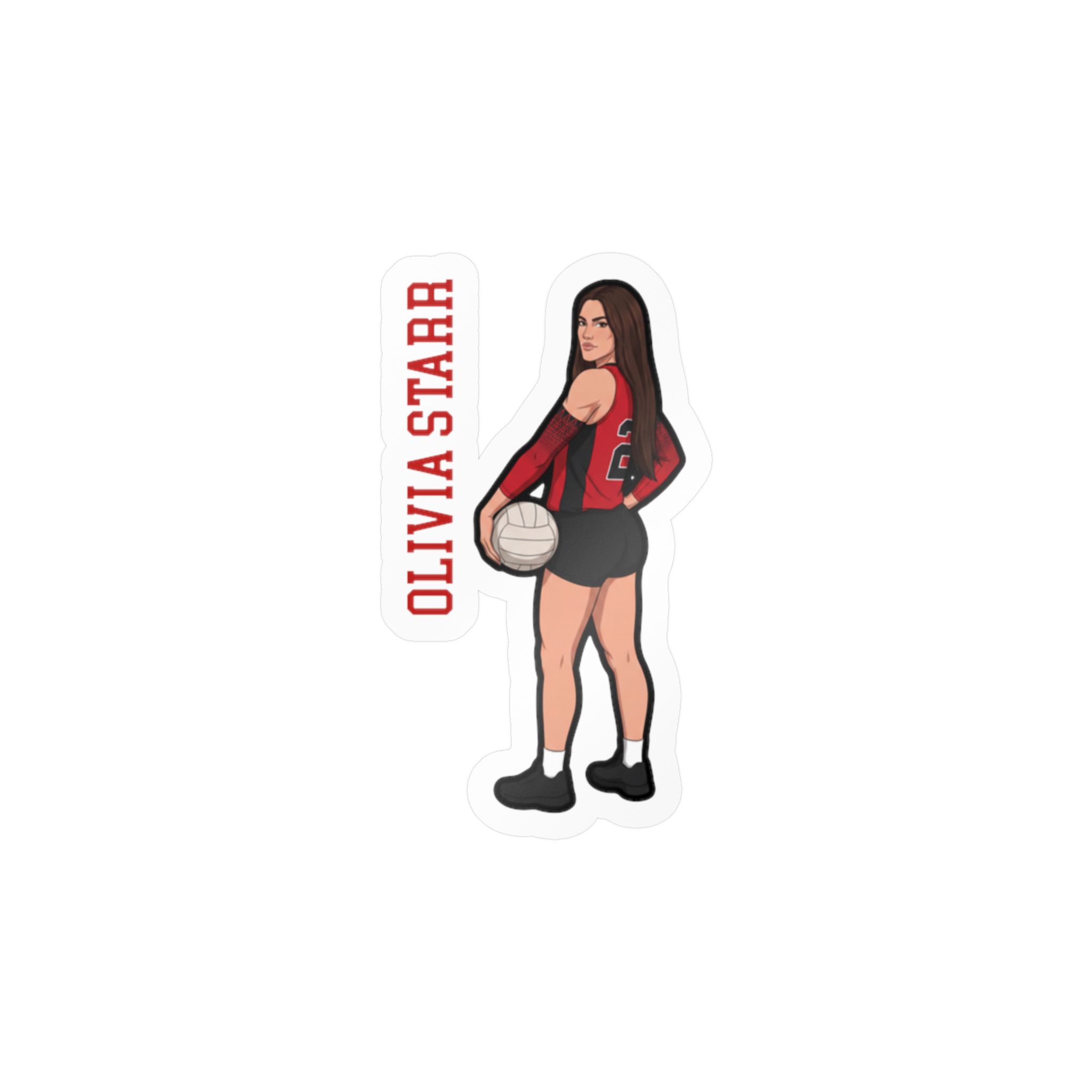 Vinyl Sticker — character_name_vertical in Classic