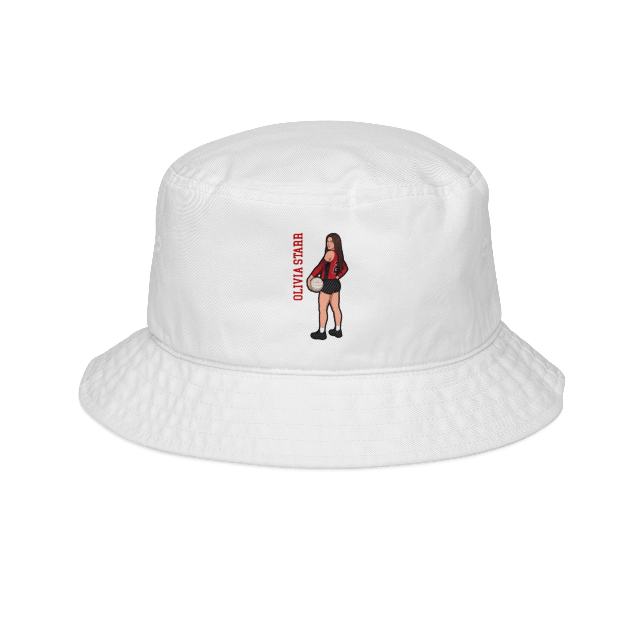 Bucket Hat — character_name_vertical in White