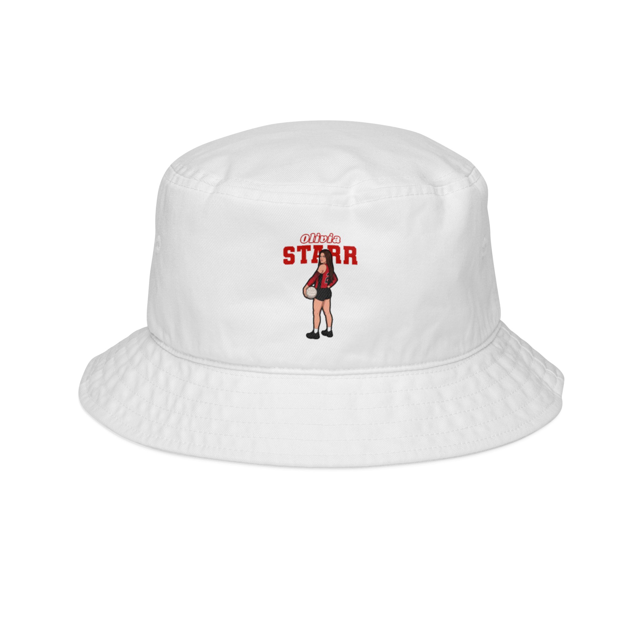 Bucket Hat — character_name_arch in White