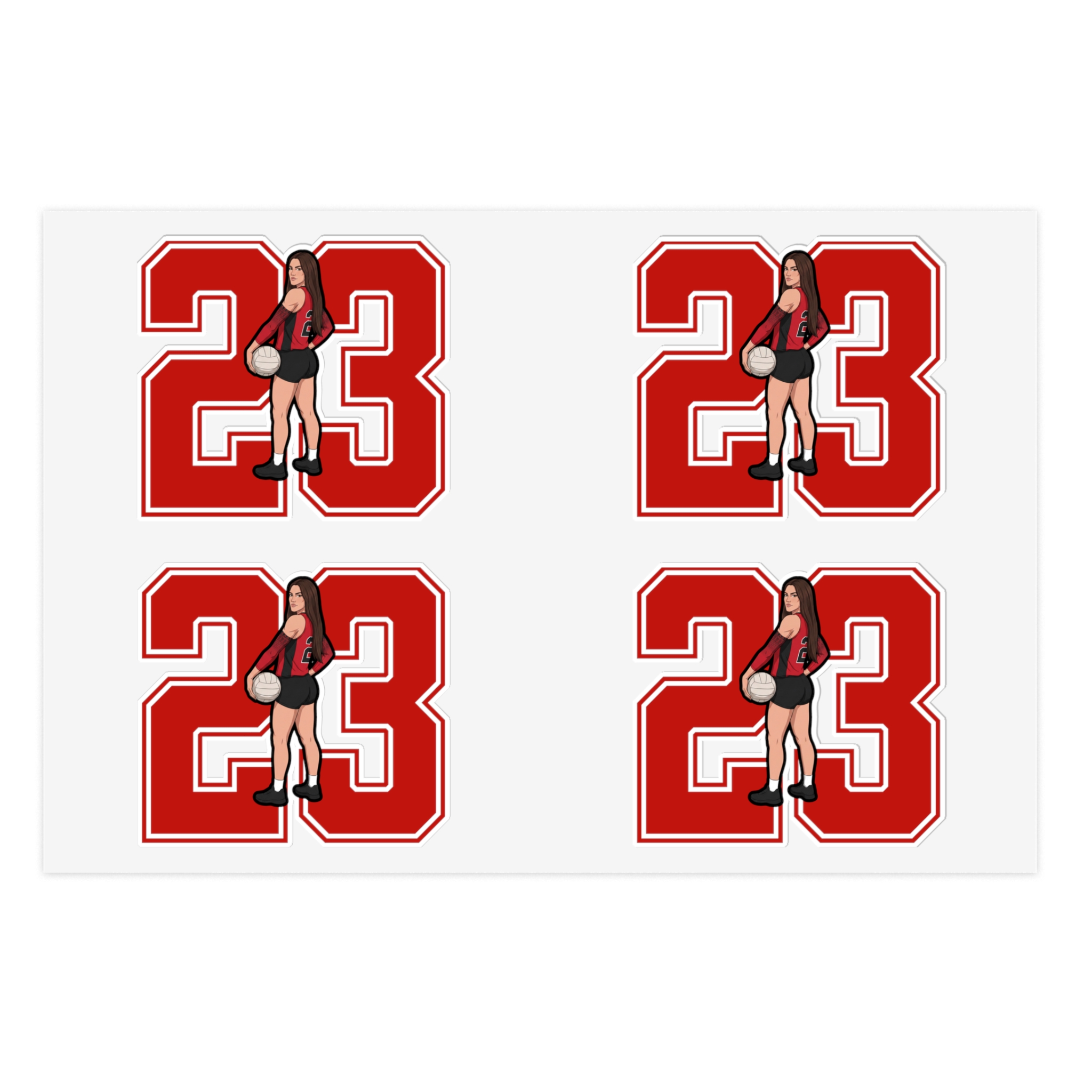 Sticker Sheet — character_number in Classic