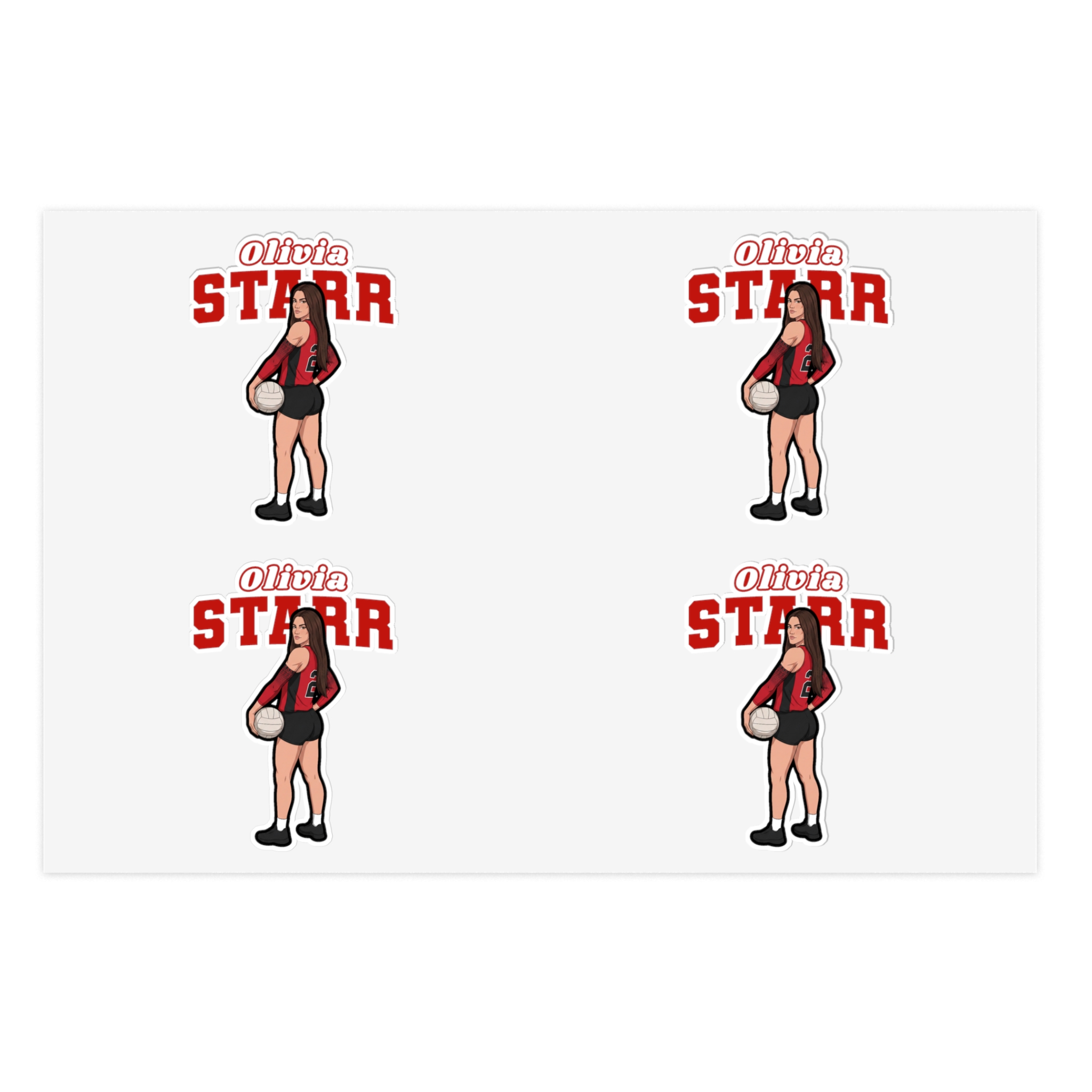 Sticker Sheet — character_name_arch in Classic