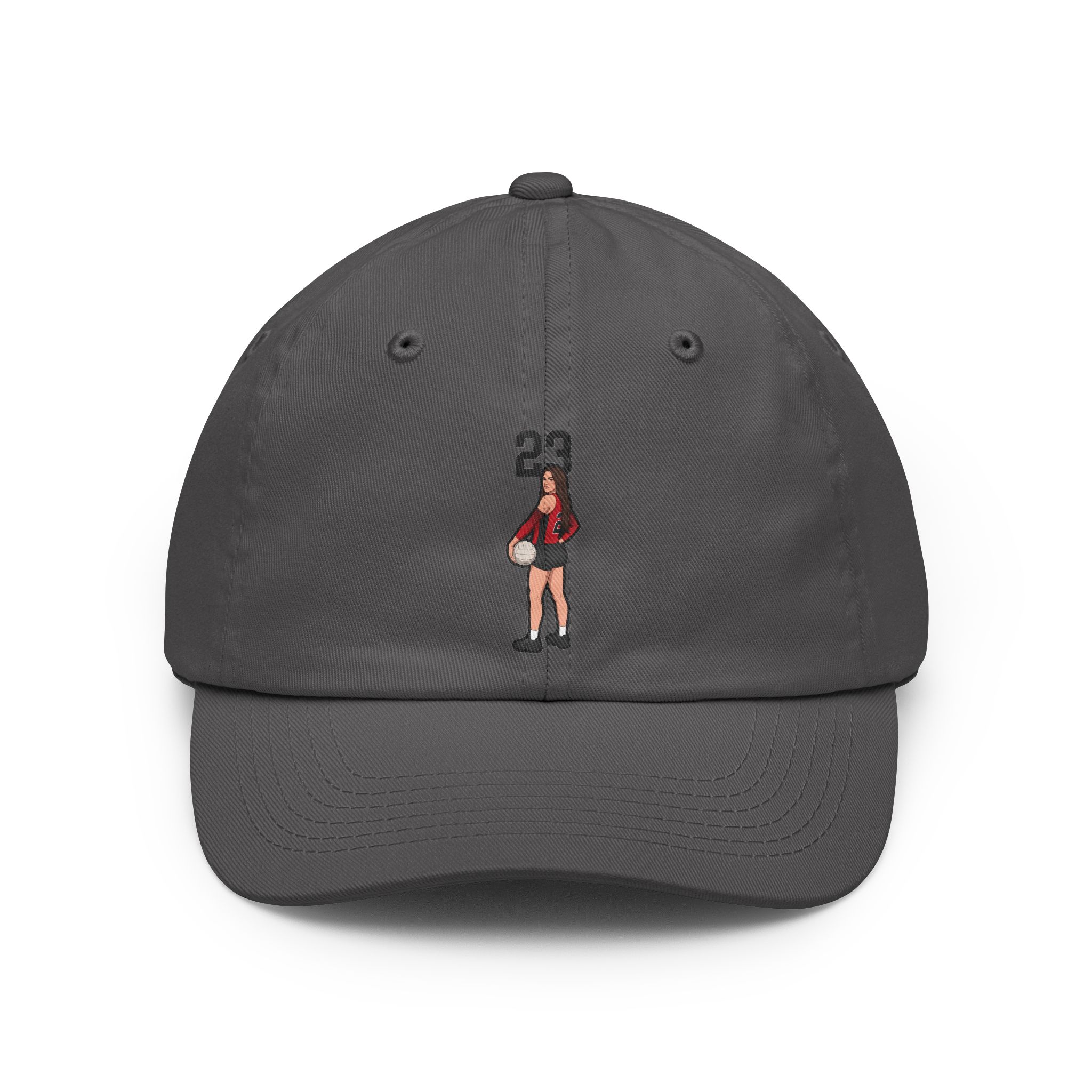 Classic Cap — character_number_top in Grey