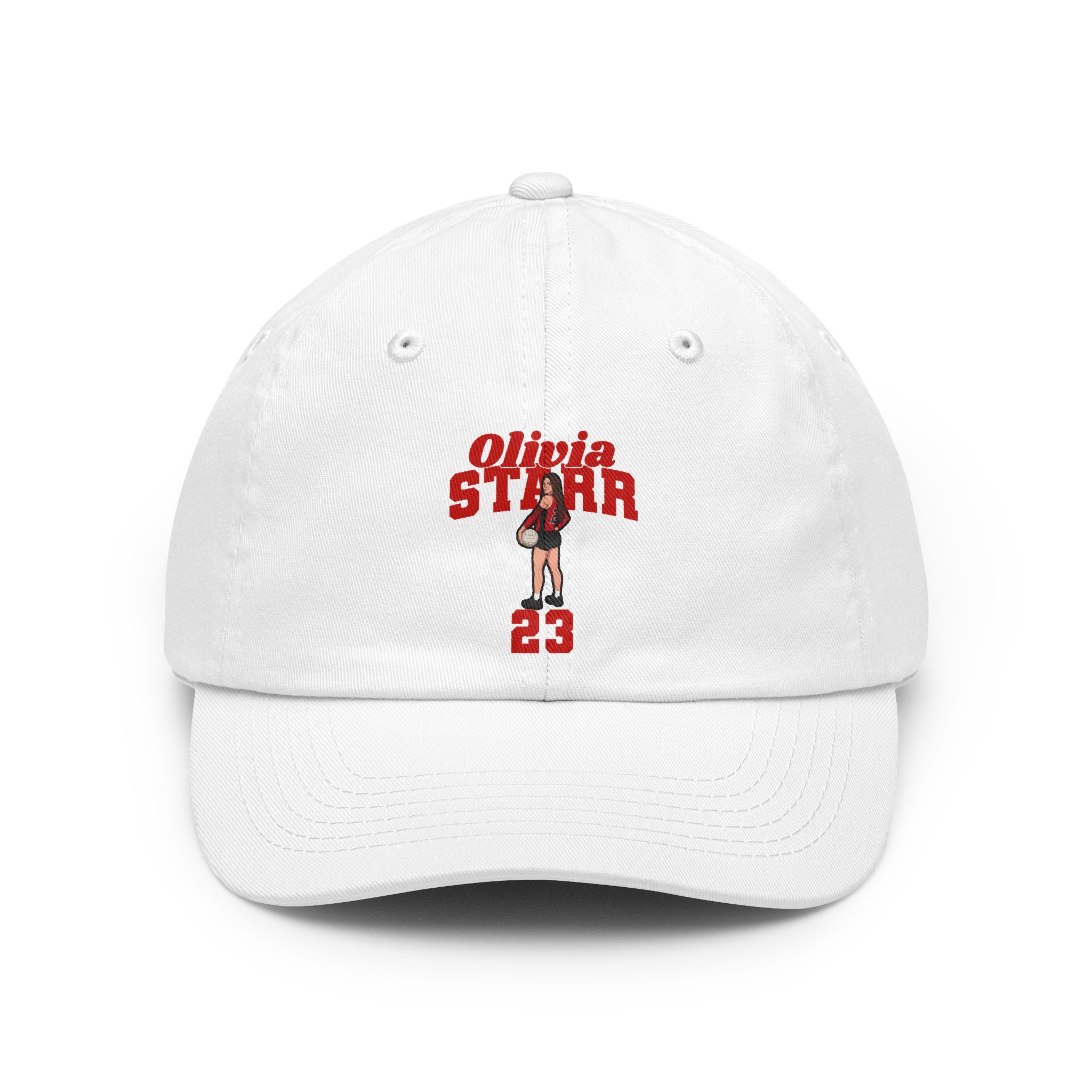 Classic Cap — character_signature_arch in White