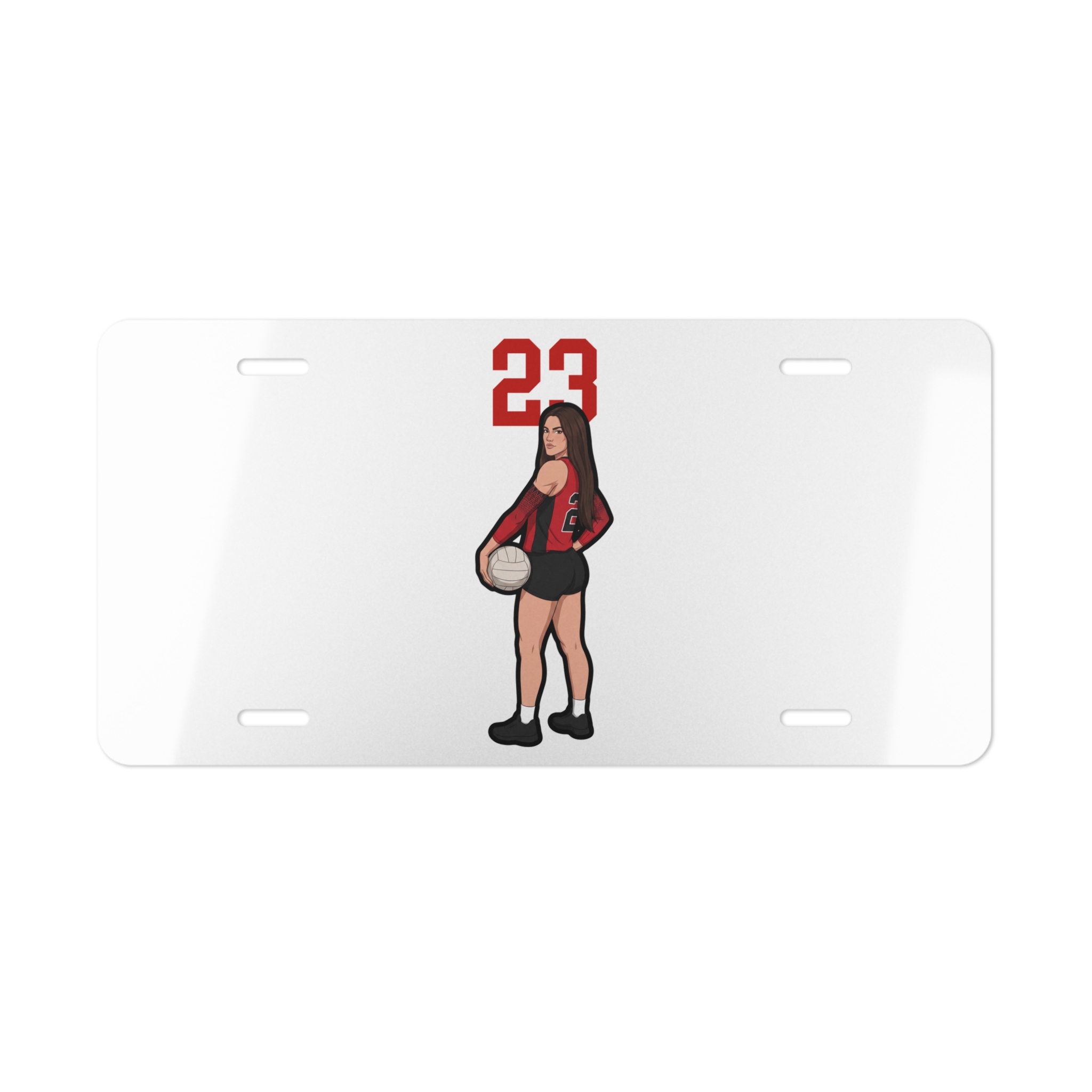 License Plate — character_number_top in Classic