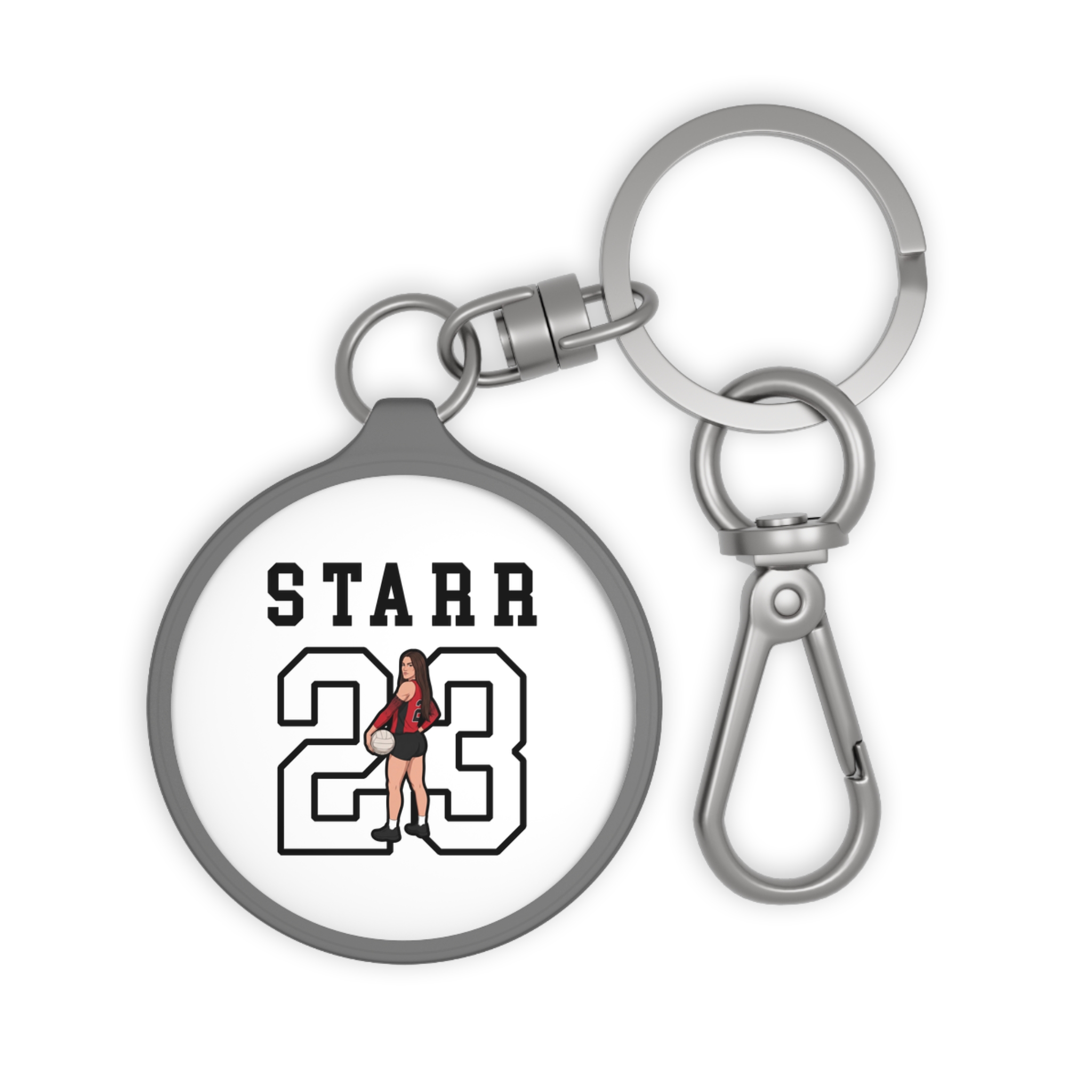 Keychain — character_shirsey in Grey