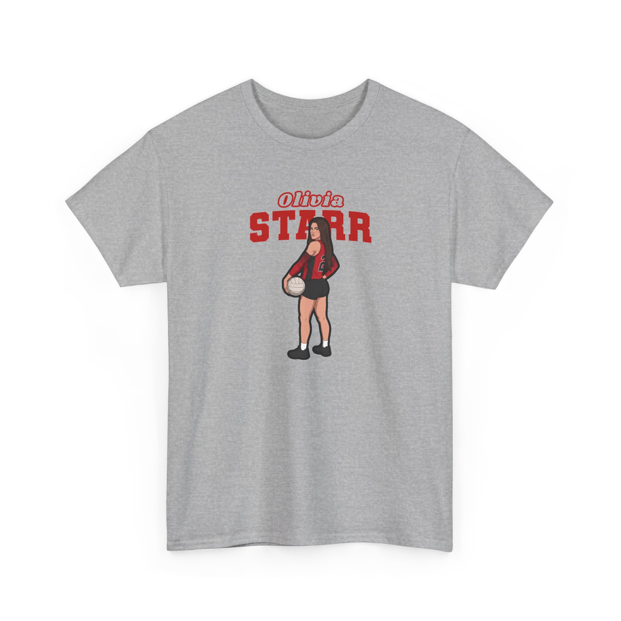 Tee — character_name_arch in Grey