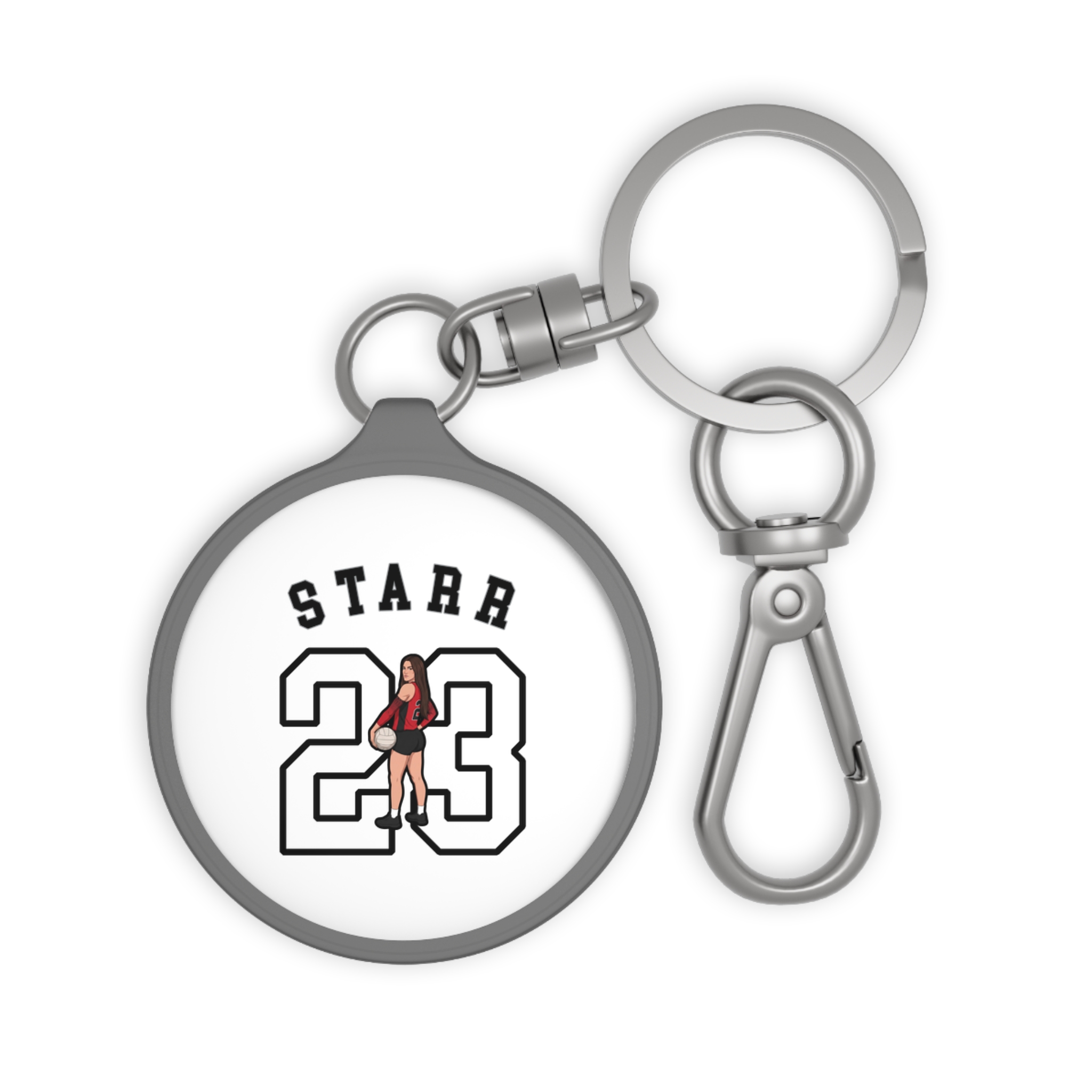 Keychain — character_shirsey_arch in Grey