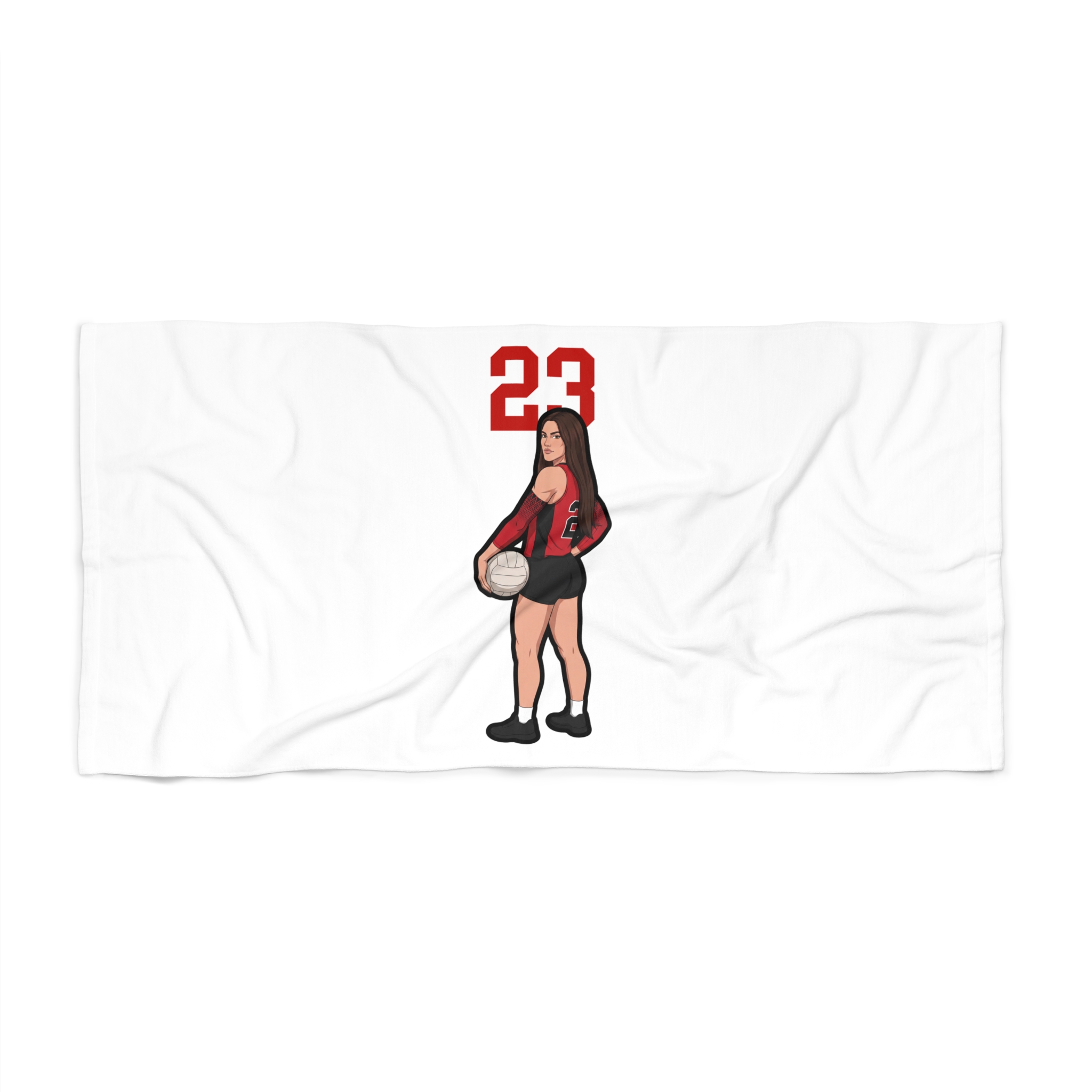 Beach Towel — character_number_top in Classic