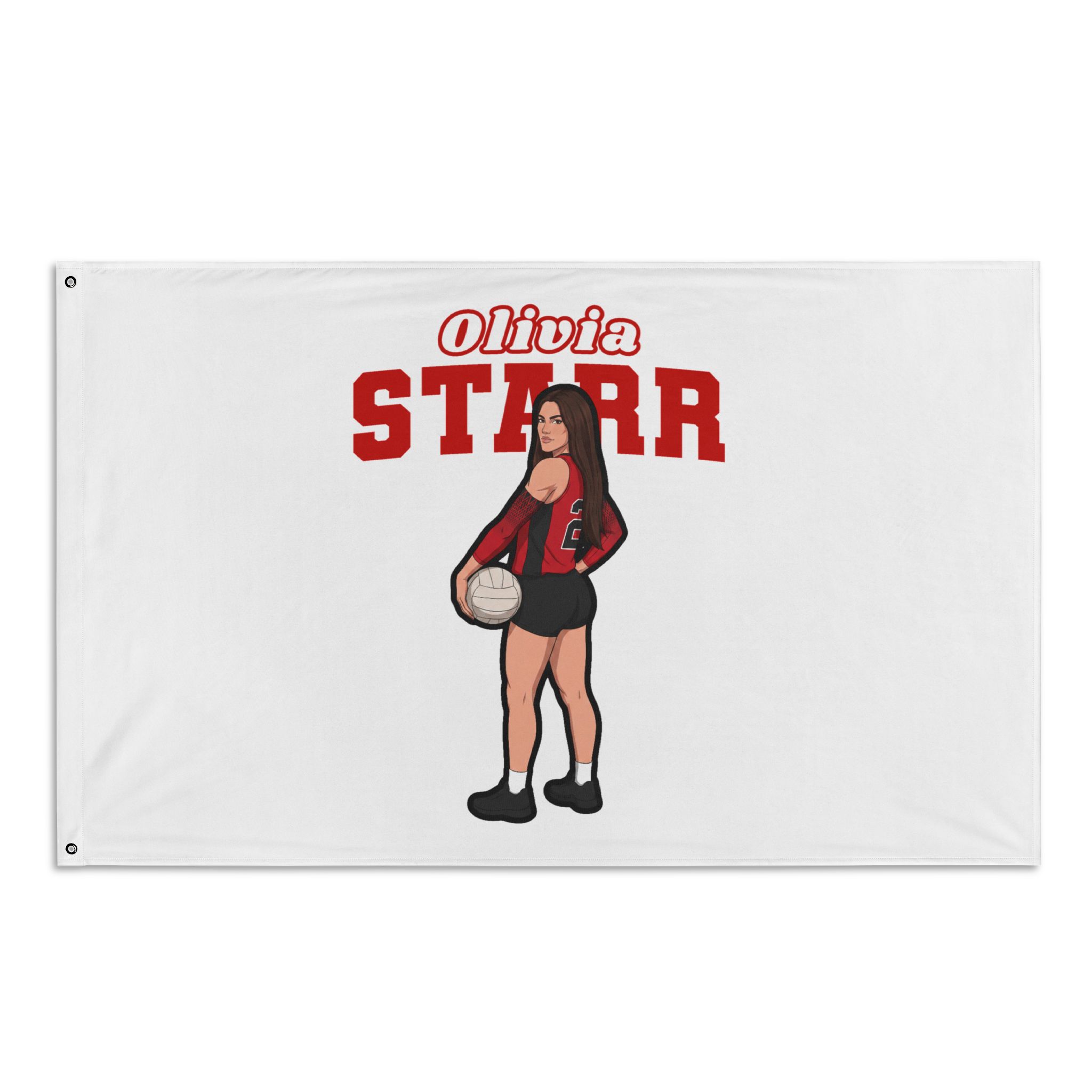 Flag (35 × 56 in) — character_name_arch in Classic