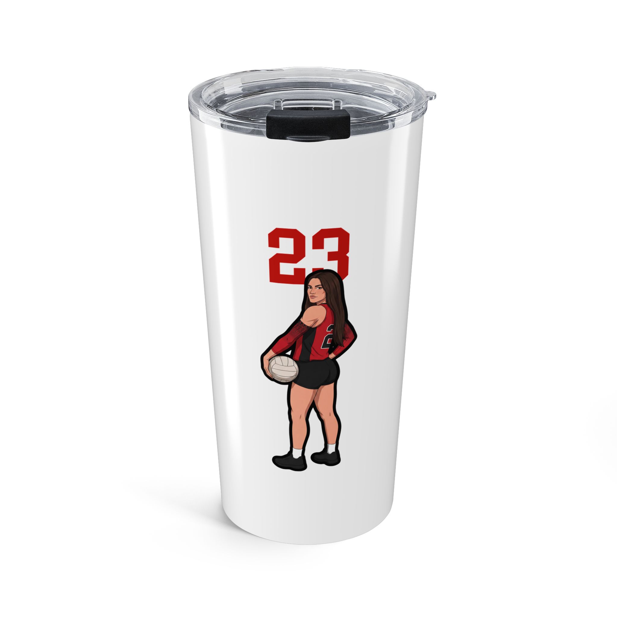 20oz Tumbler — character_number_top in Classic