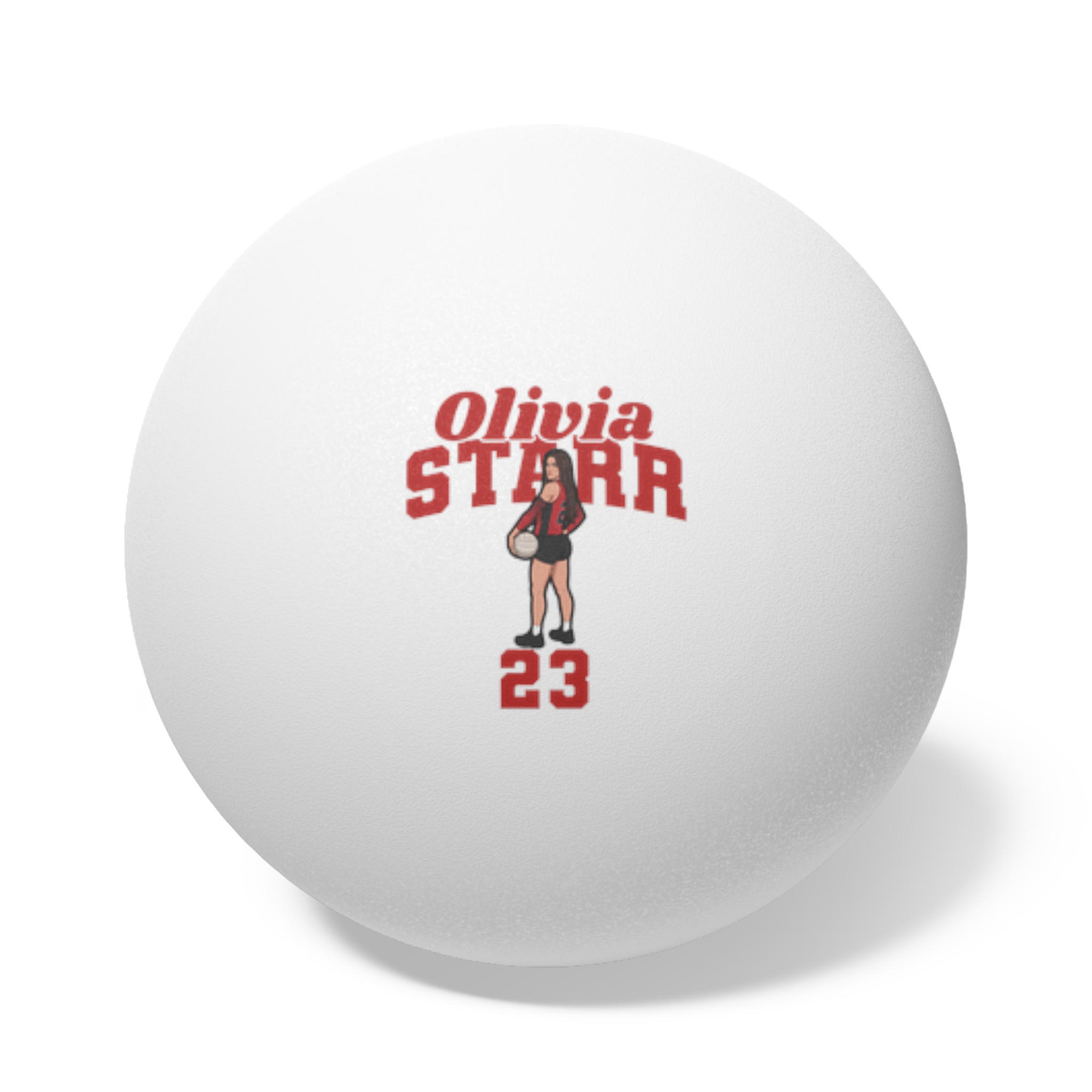 Ping Pong Balls, 6 pcs — character_signature_arch in White
