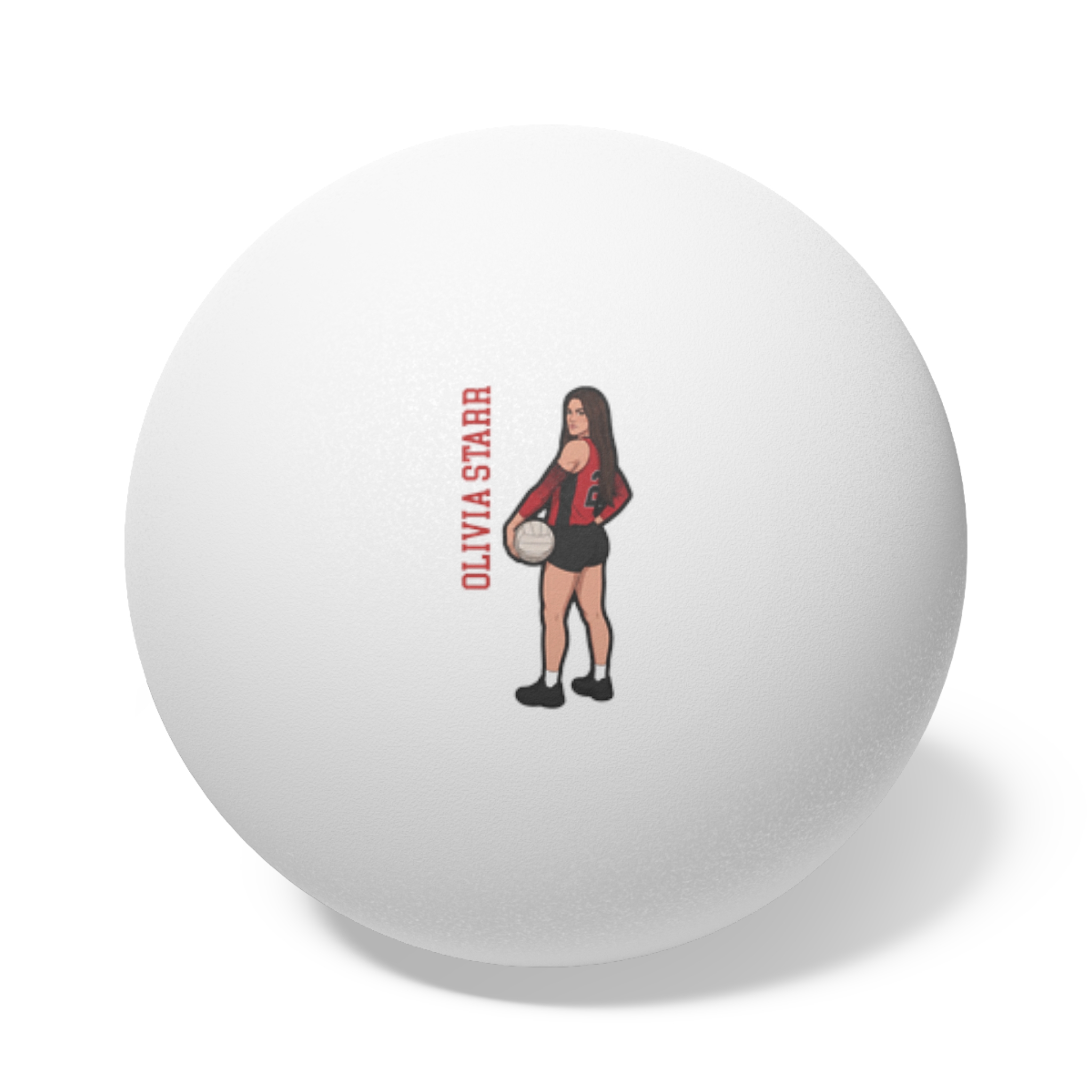 Ping Pong Balls, 6 pcs — character_name_vertical in White