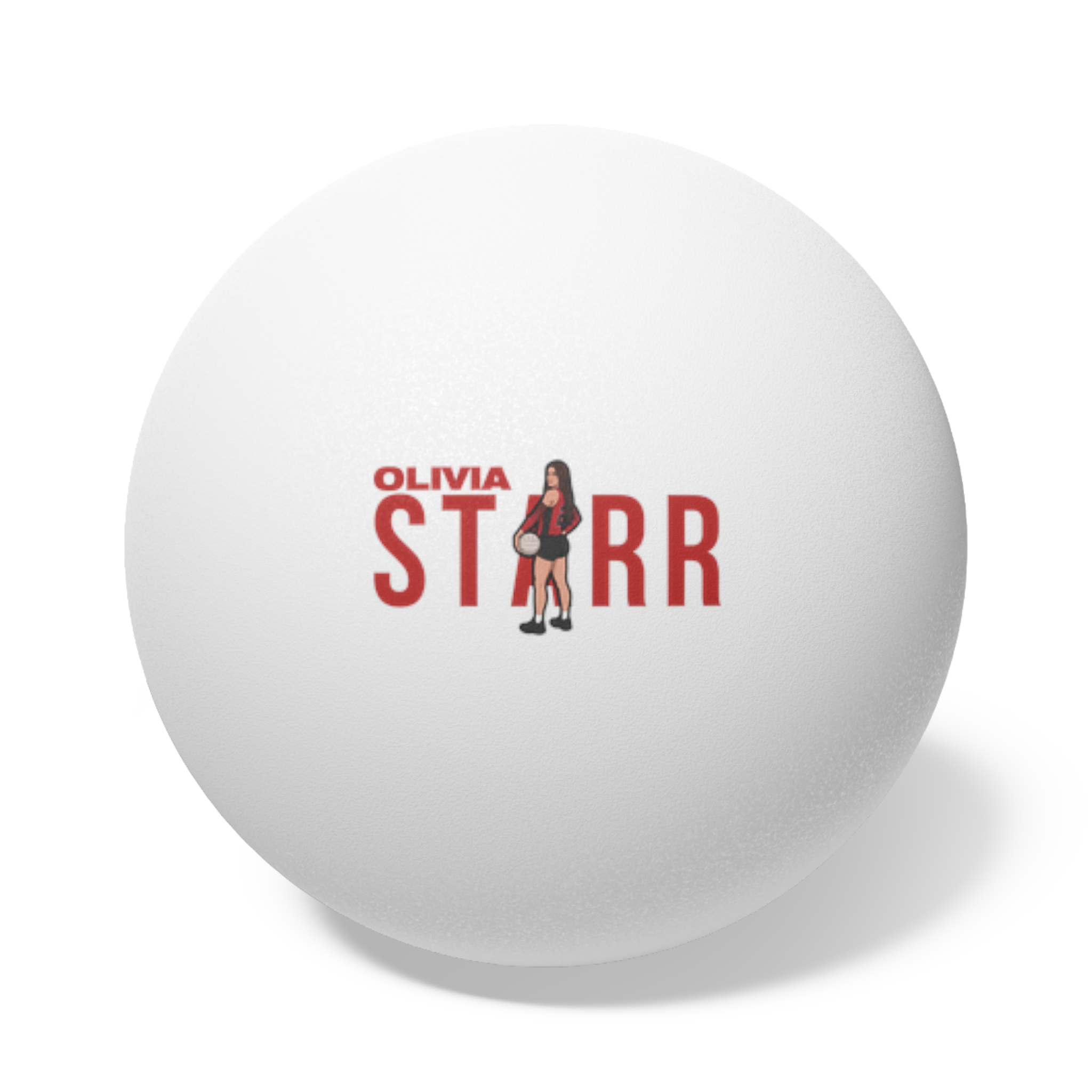 Ping Pong Balls, 6 pcs — character_player_name in White