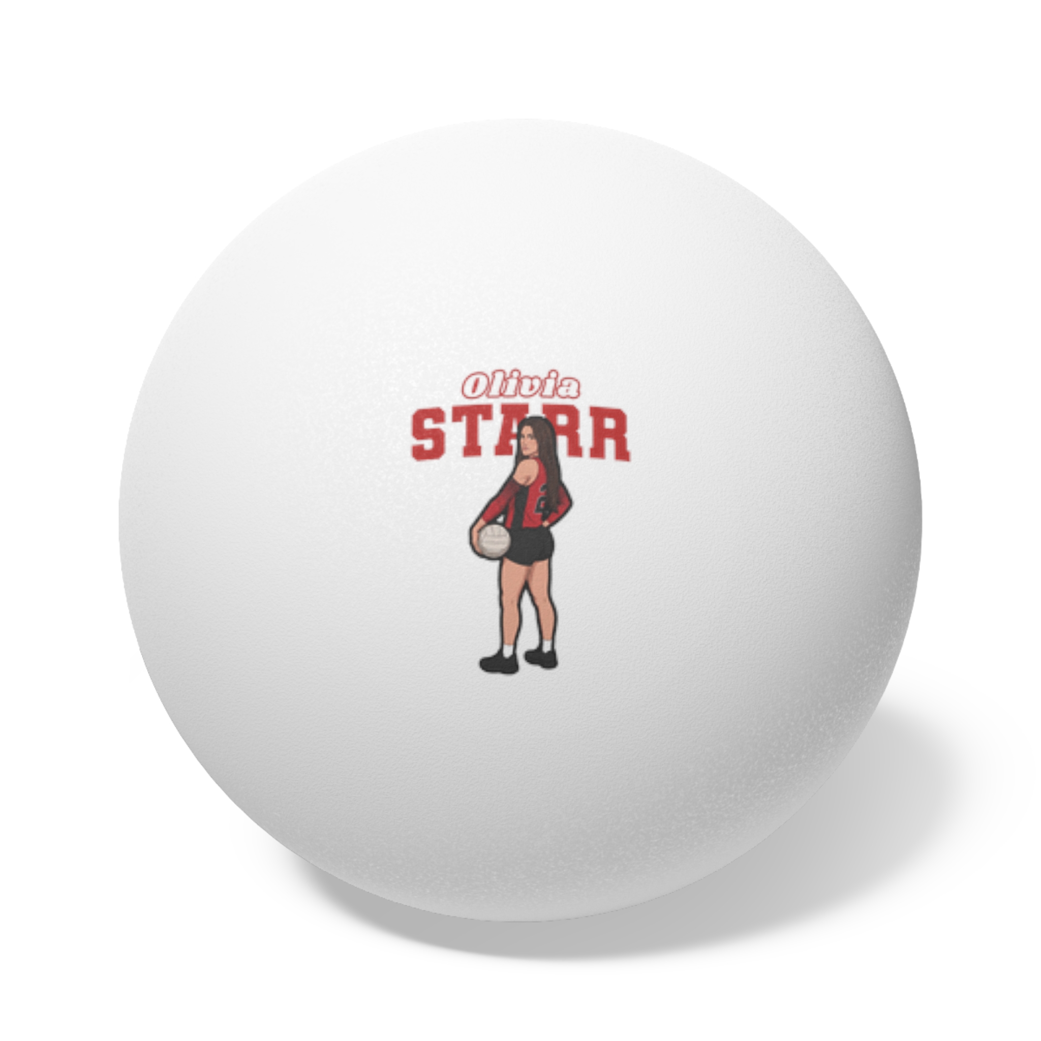 Ping Pong Balls, 6 pcs — character_name_arch in White
