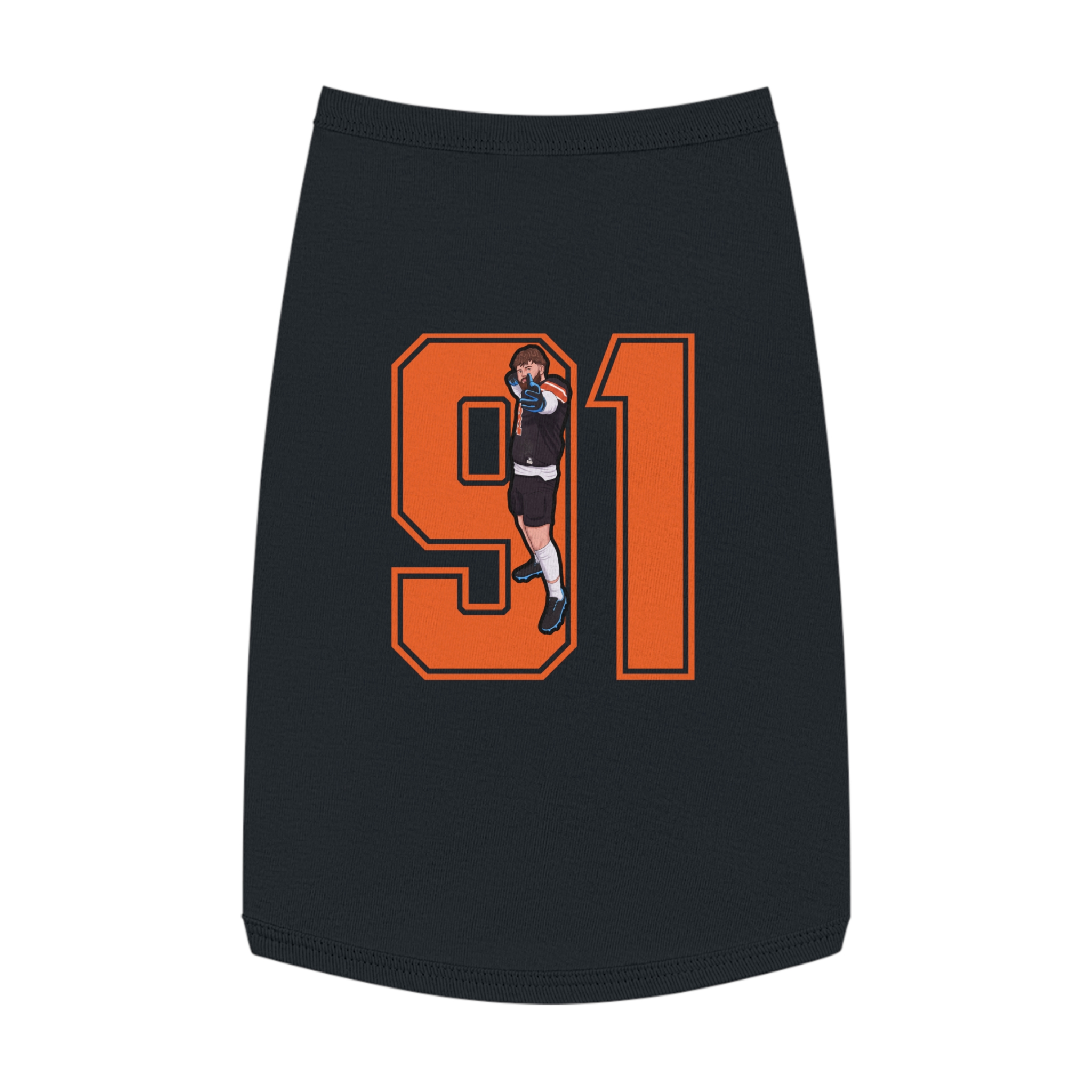 Pet Tank Top — character_number in White