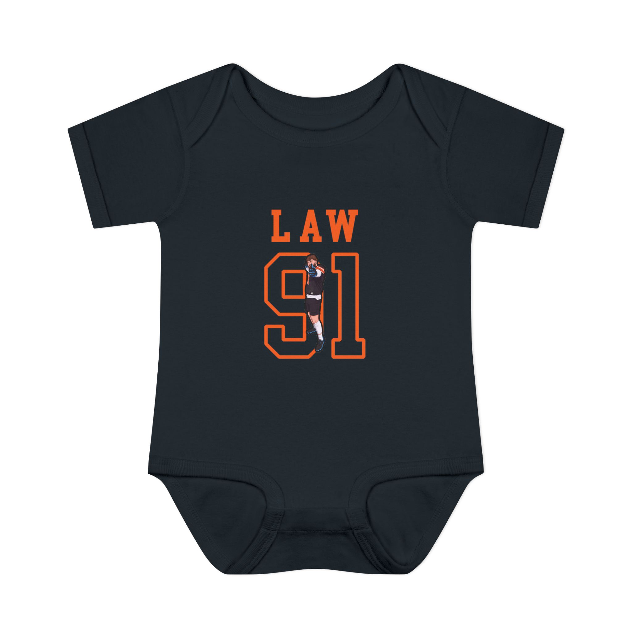 Baby Onesie — character_shirsey in Black