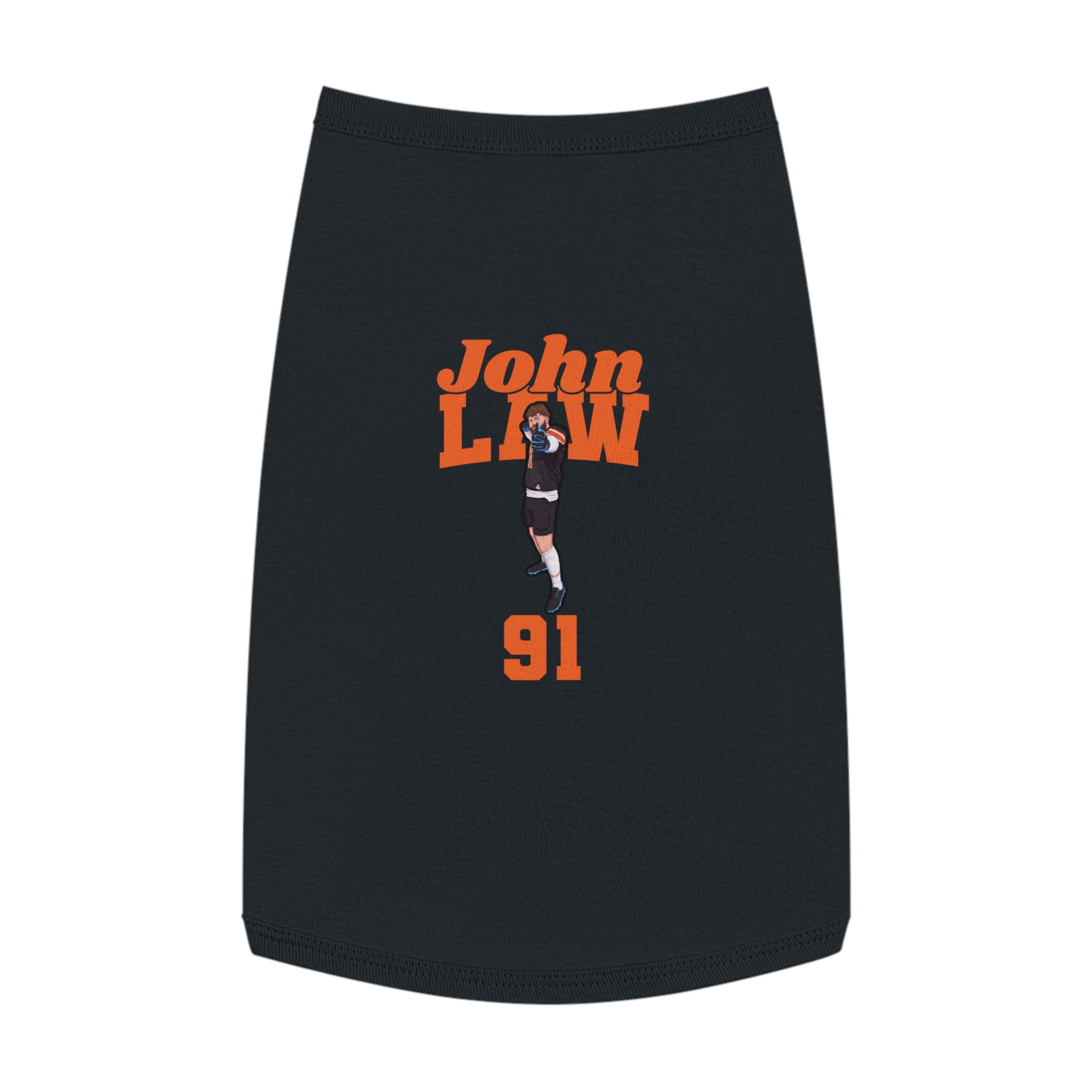 Pet Tank Top — character_signature_arch in Black