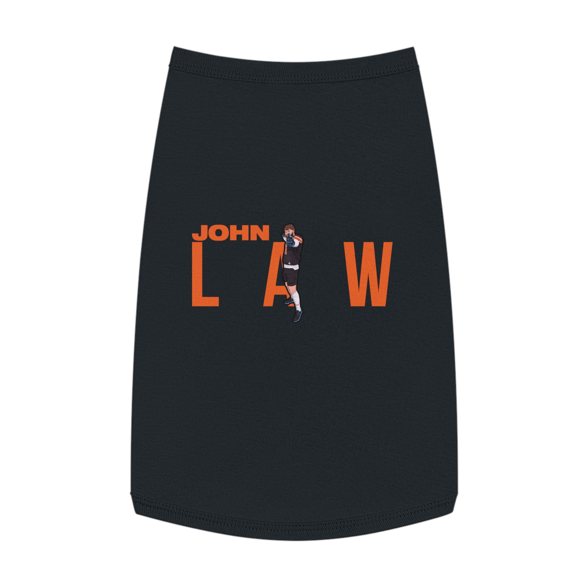 Pet Tank Top — character_player_name in Black