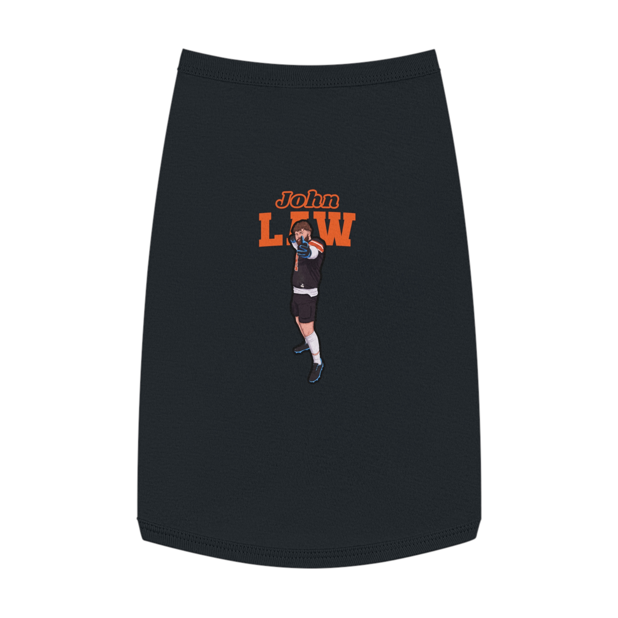 Pet Tank Top — character_name_arch in White