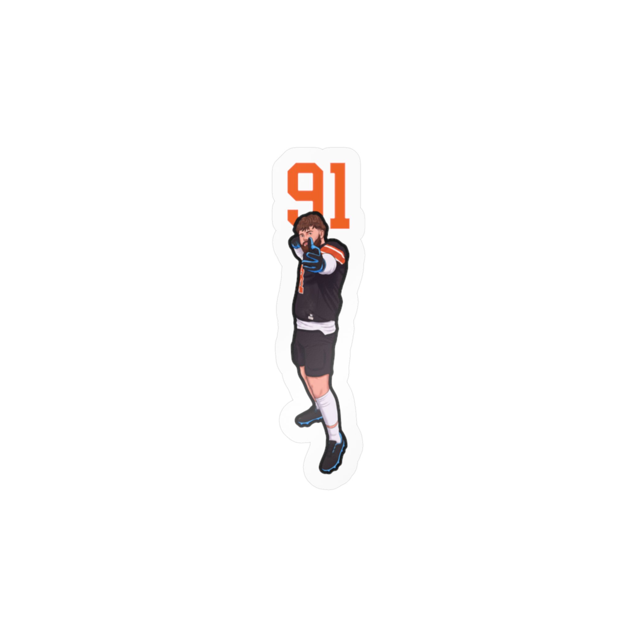 Vinyl Sticker — character_number_top in Classic