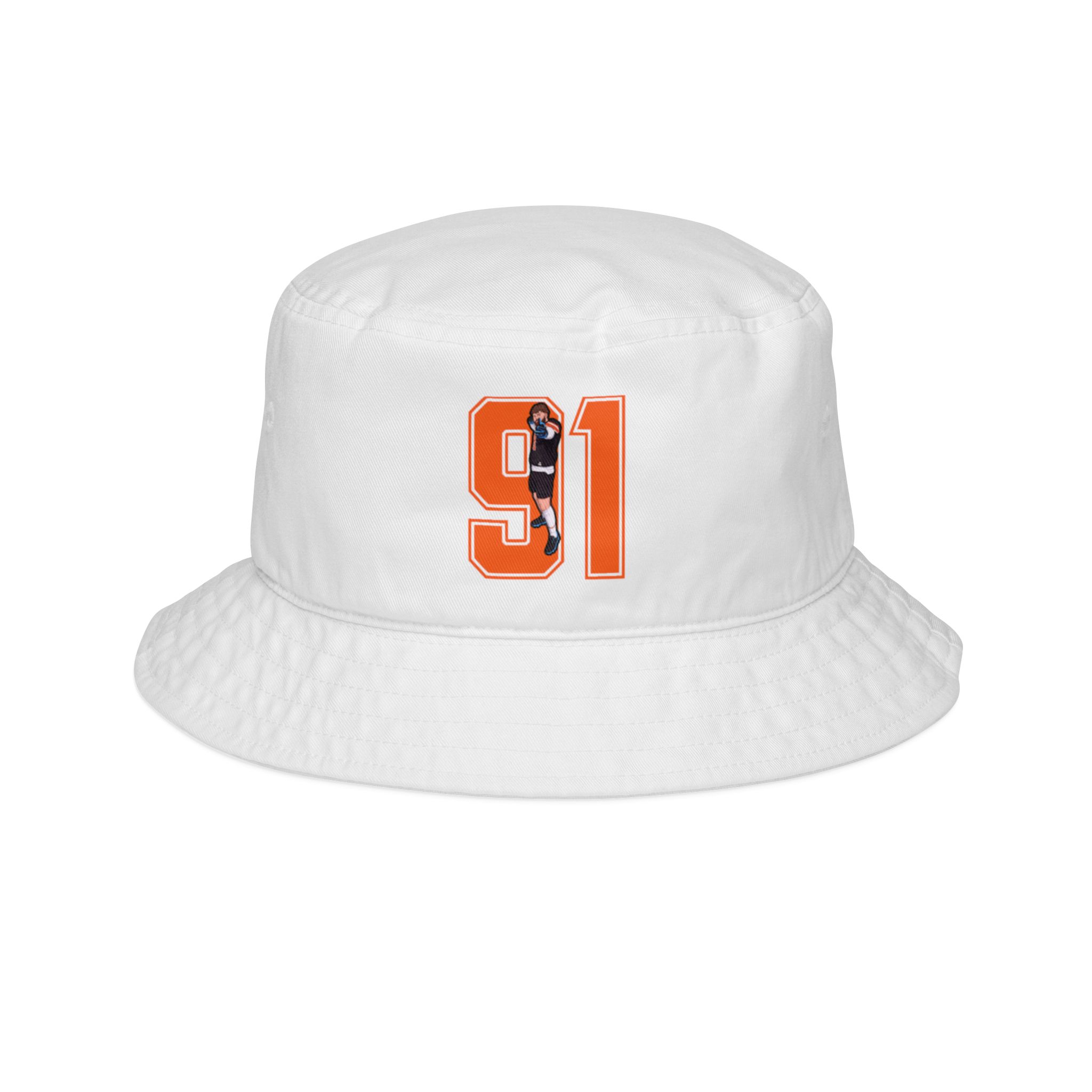 Bucket Hat — character_number in White