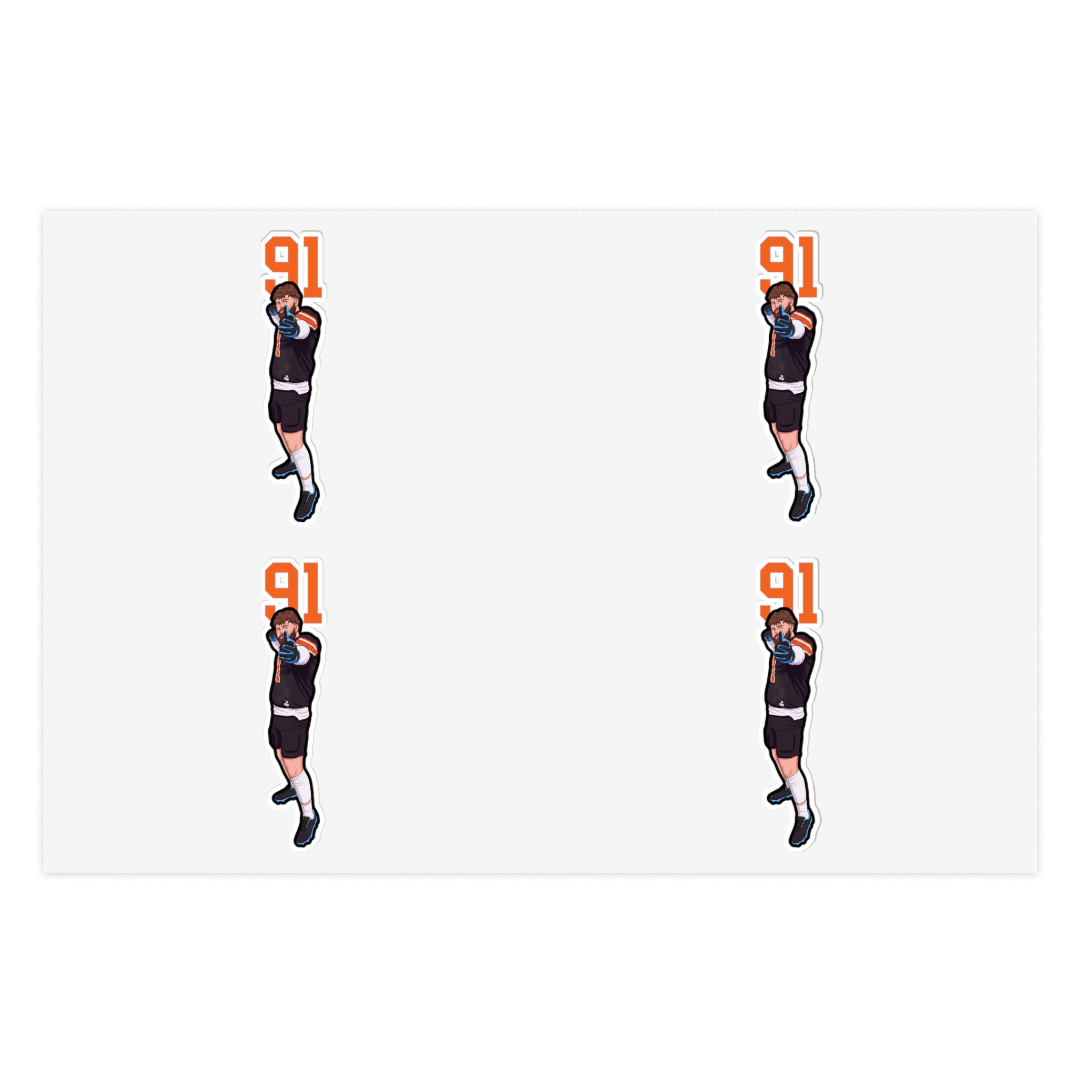 Sticker Sheet — character_number_top in Classic