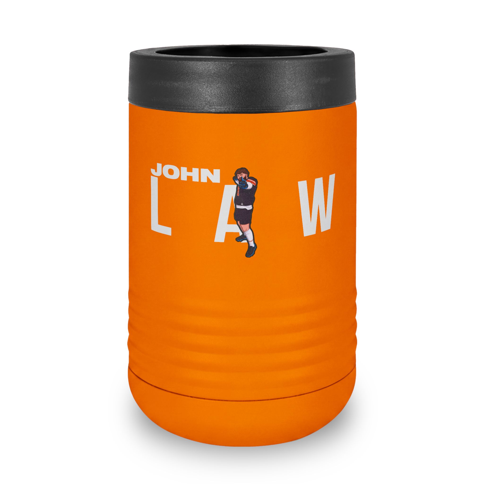 Stainless Can Cooler — character_player_name in Orange