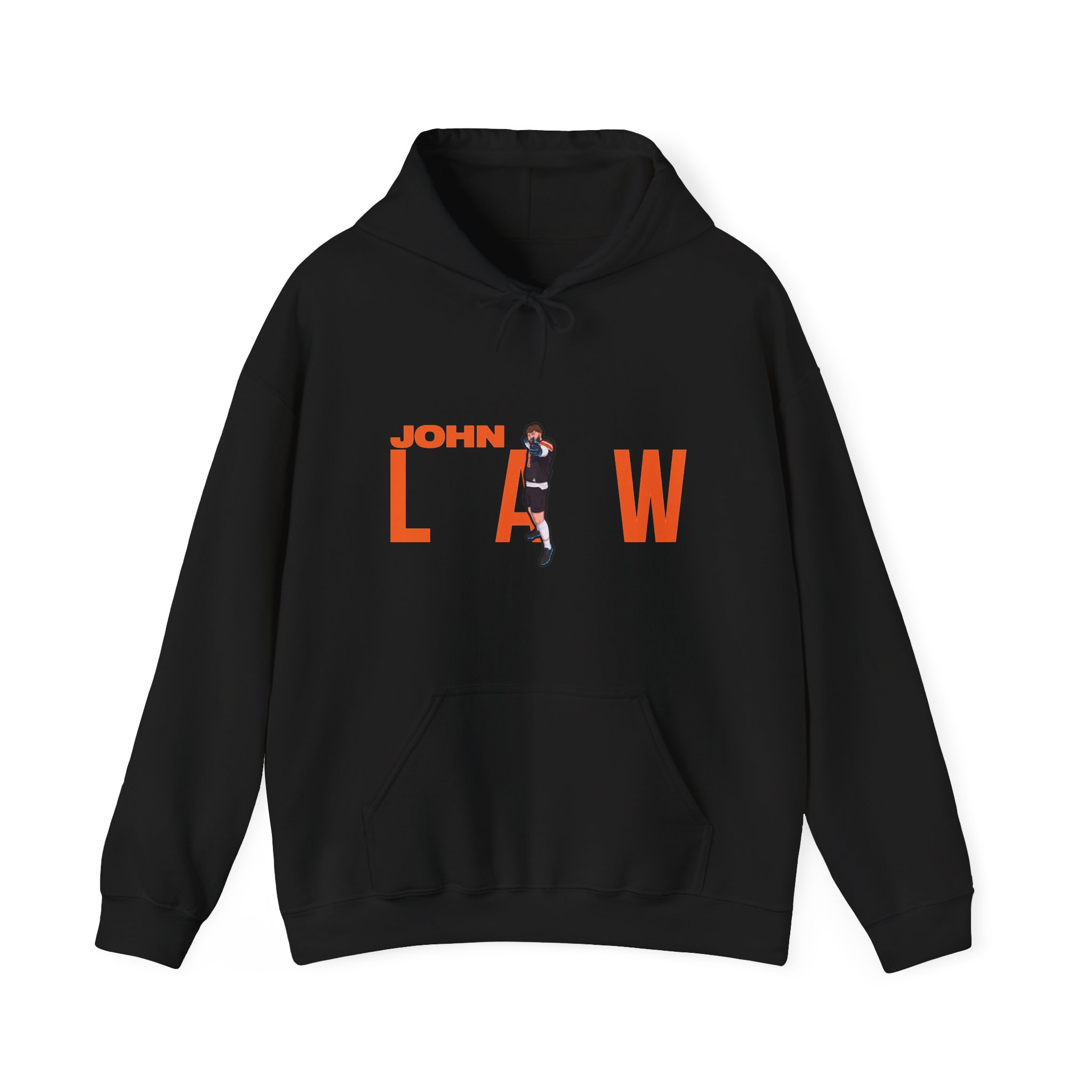 Hoodie — character_player_name in Black