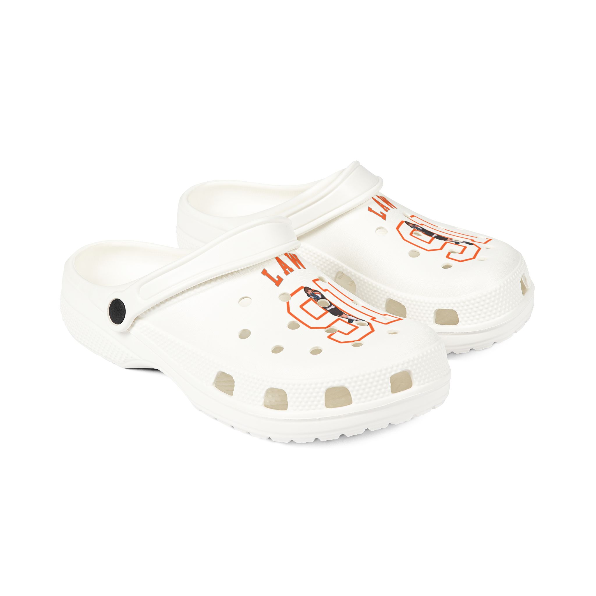 Rubber Clogs — character_shirsey_arch in White