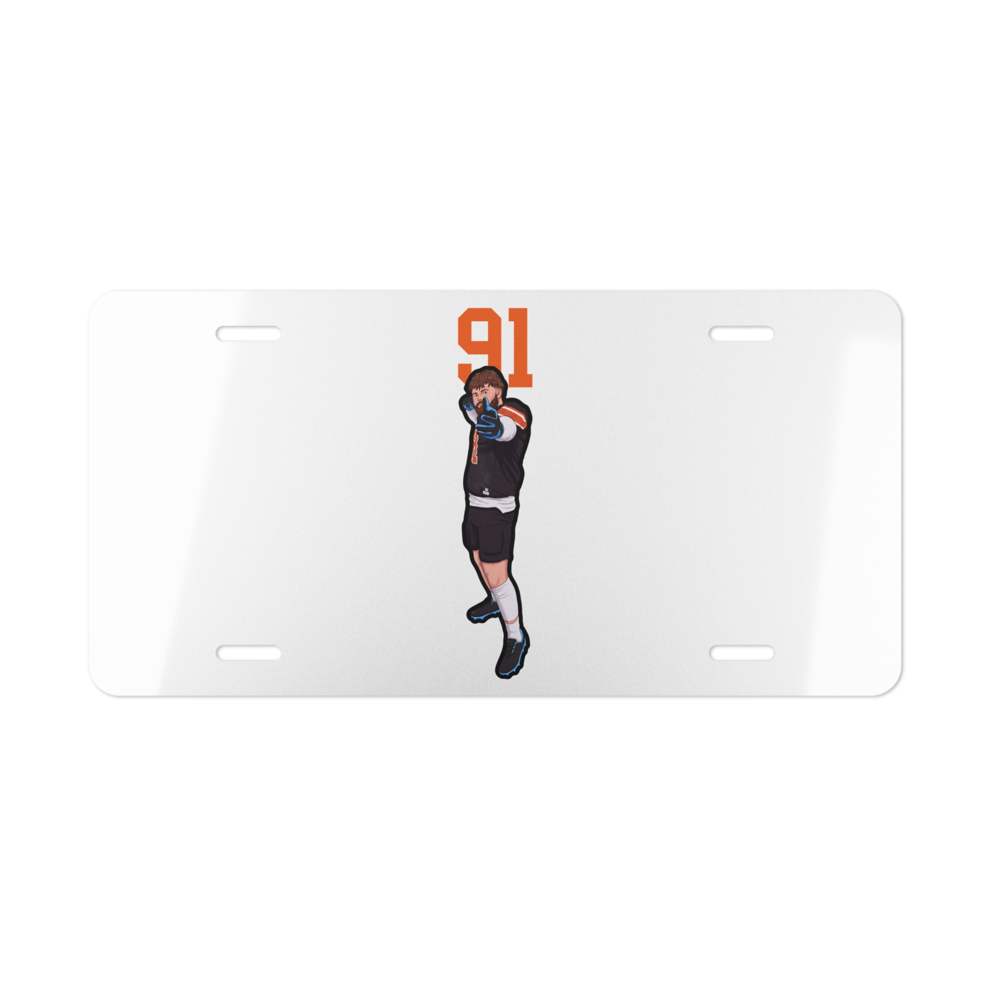 License Plate — character_number_top in Classic