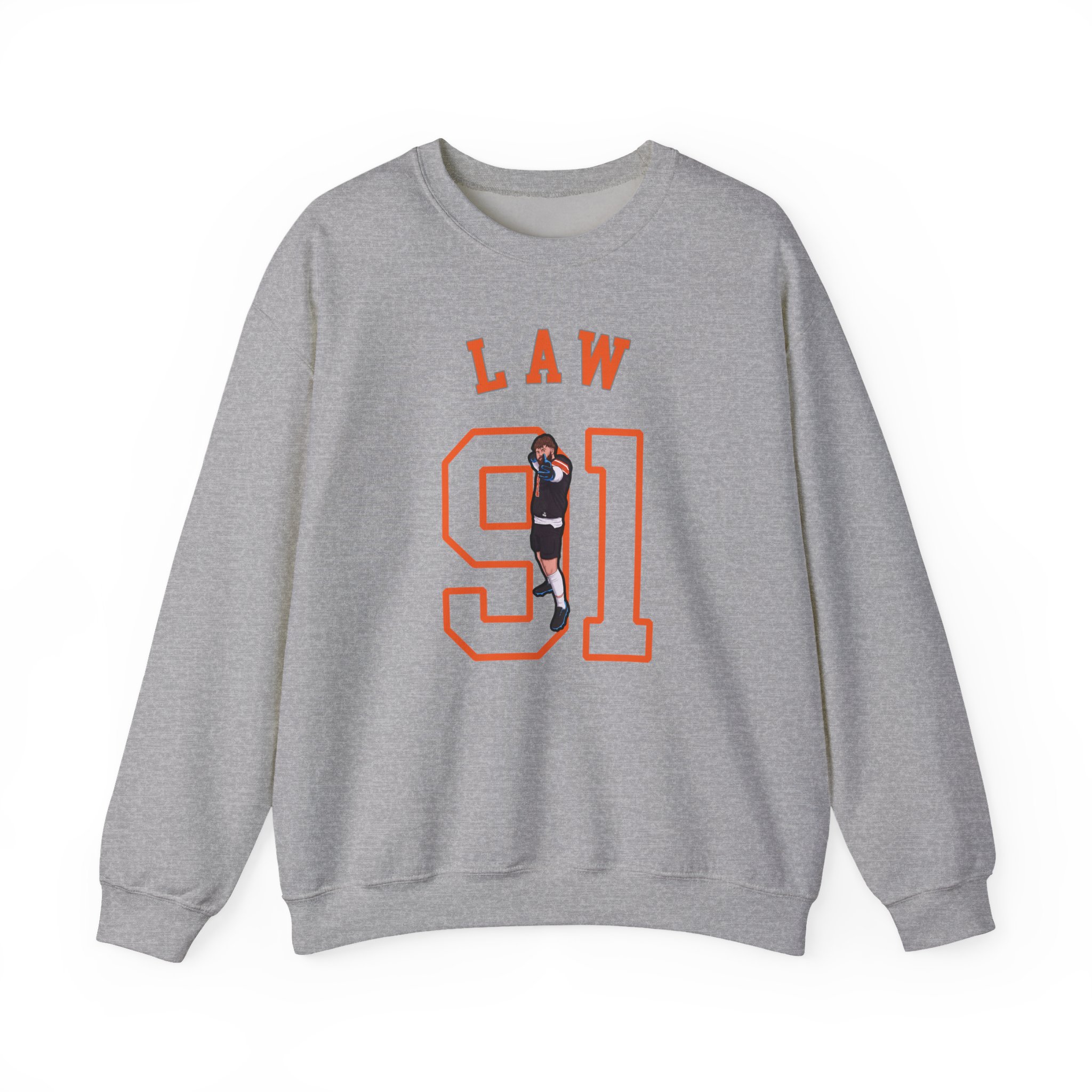 Crewneck Sweatshirt — character_shirsey_arch in Grey