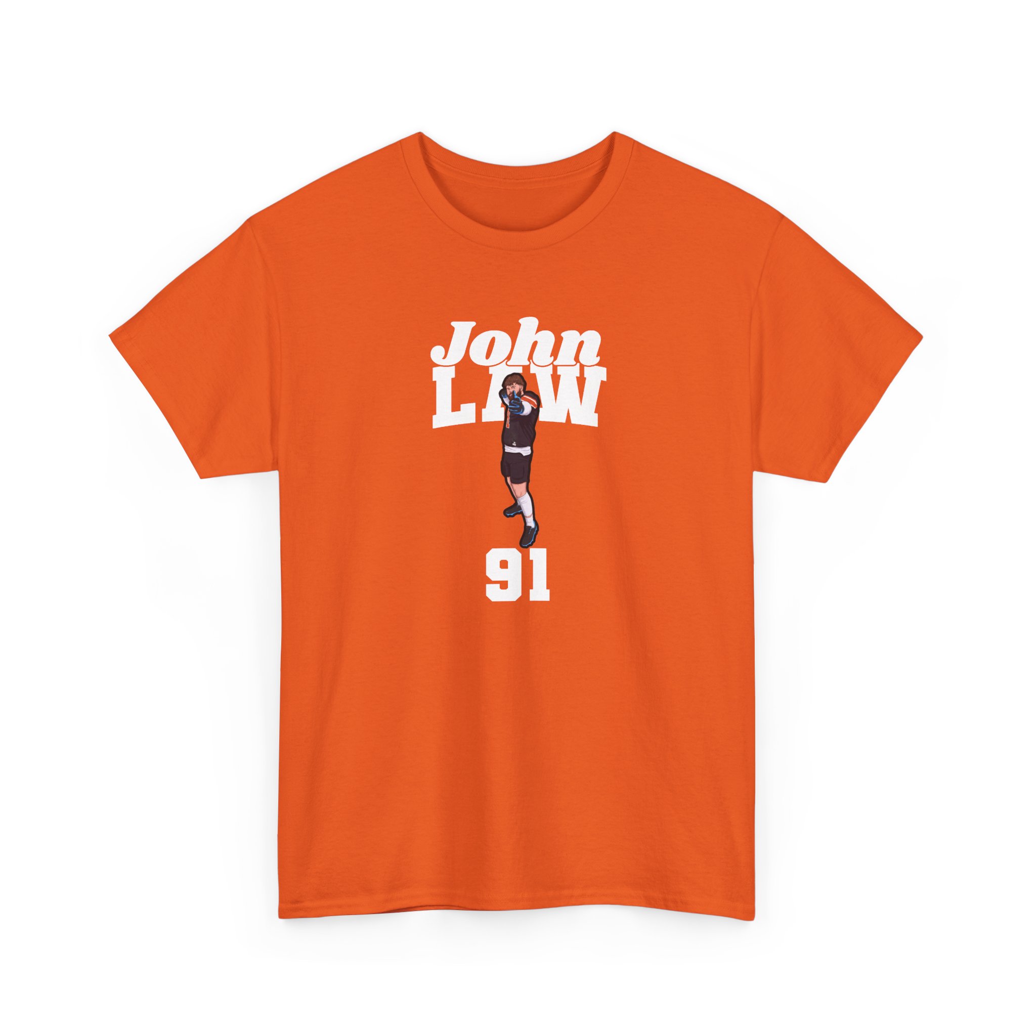 Tee — character_signature_arch in Orange
