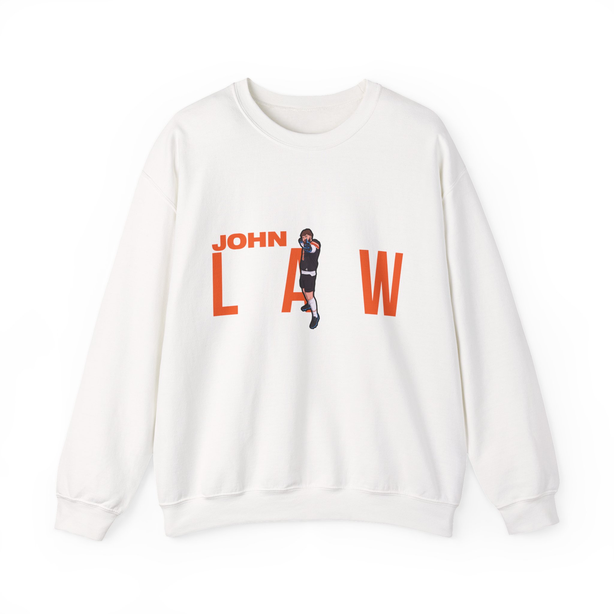 Crewneck Sweatshirt — character_player_name in White