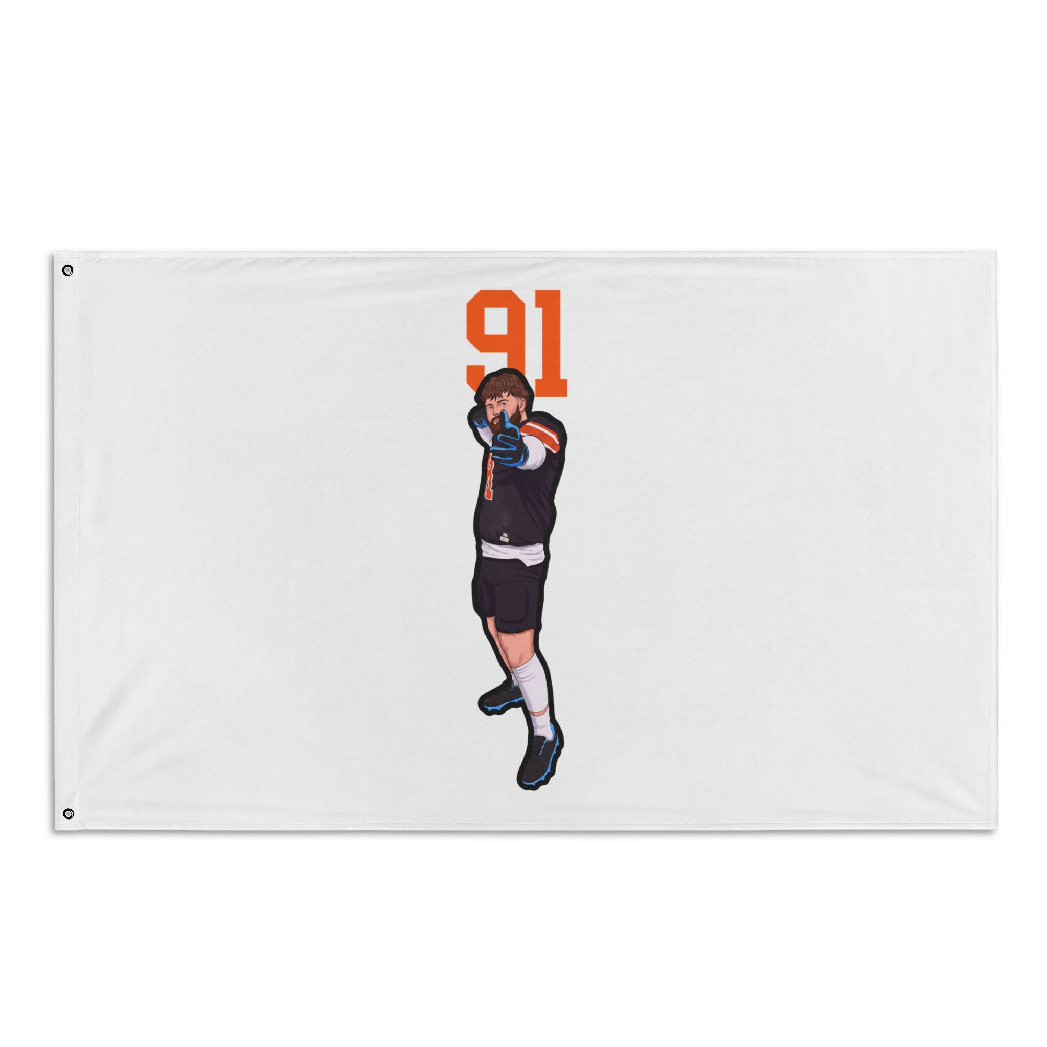 Flag (35 × 56 in) — character_number_top in Classic