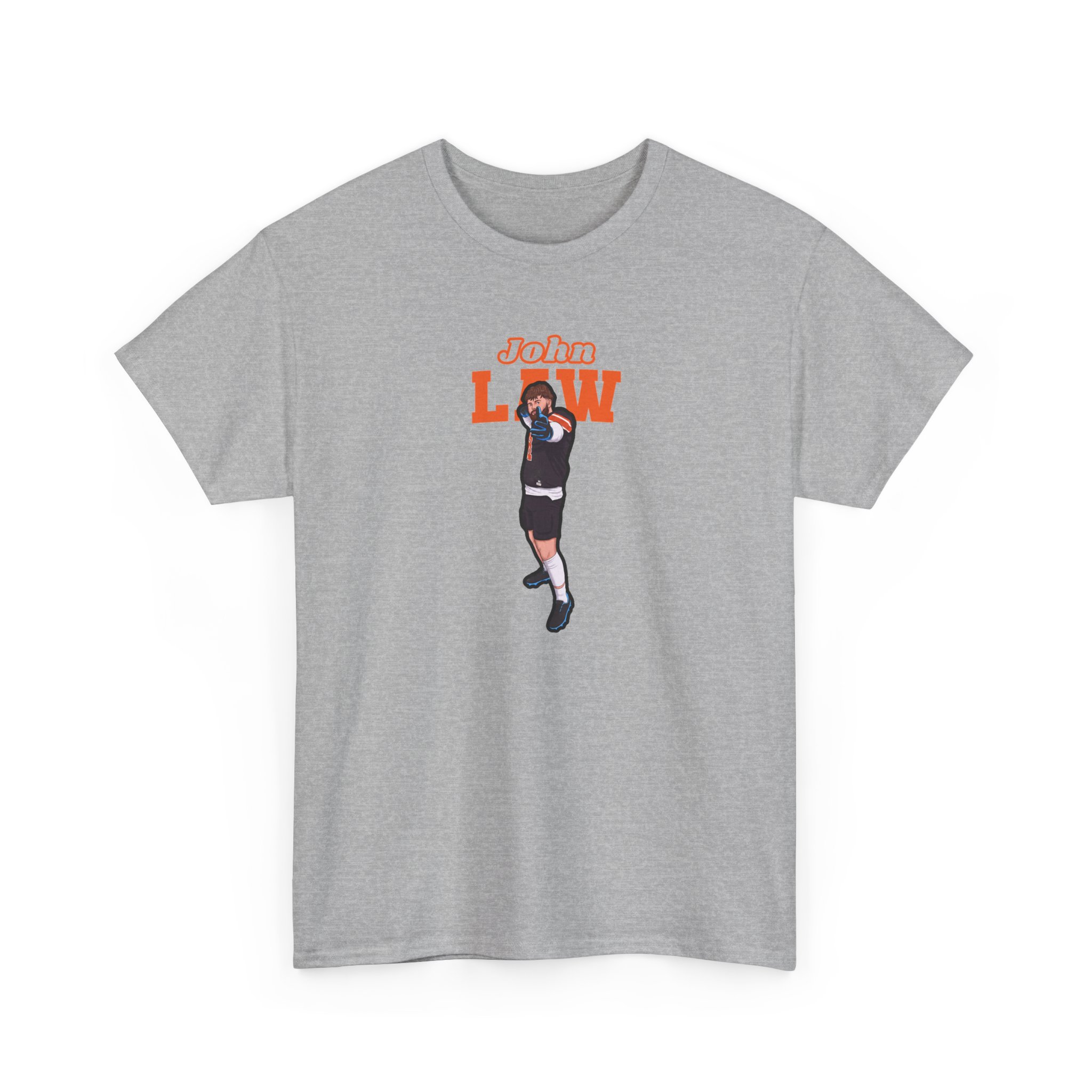 Tee — character_name_arch in Grey