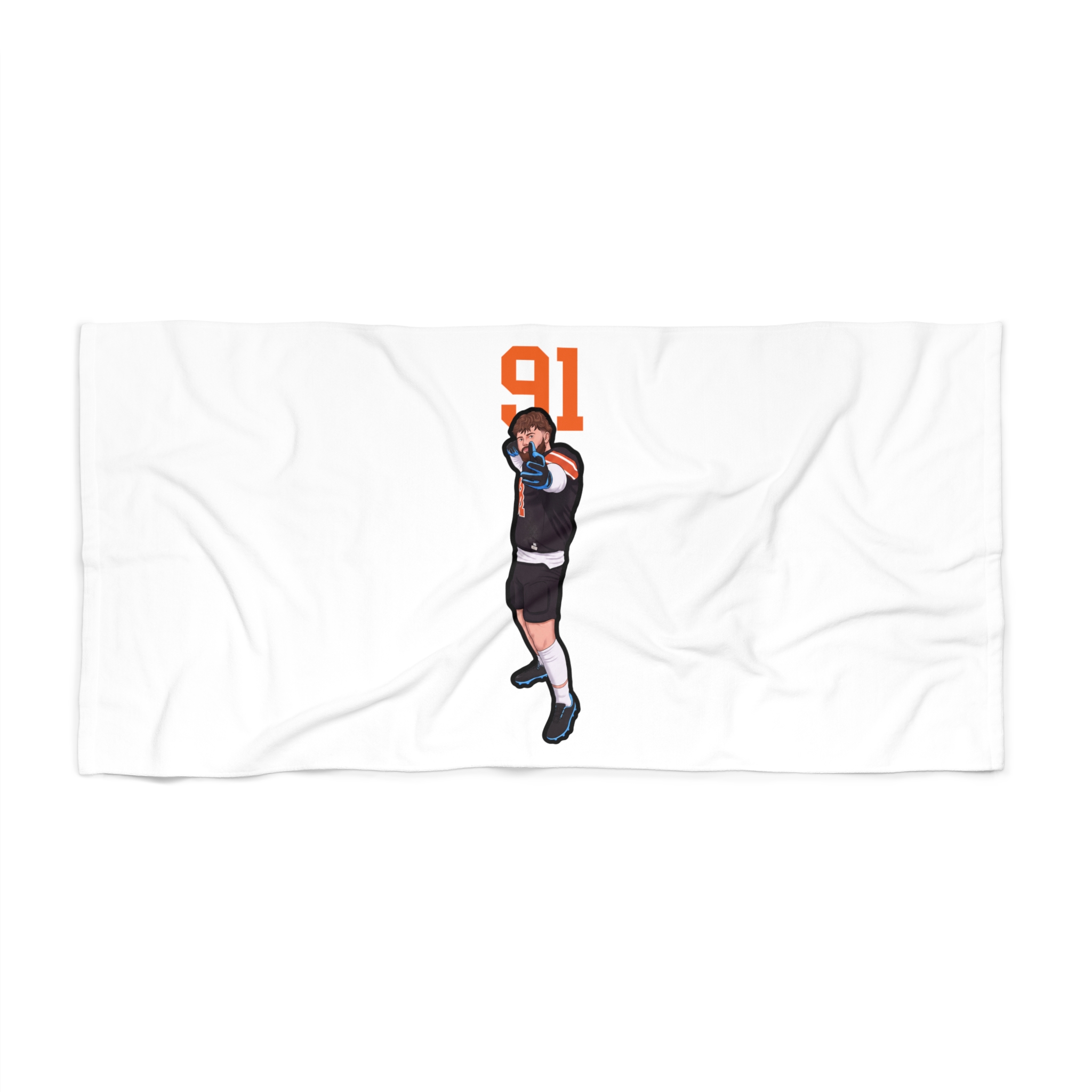 Beach Towel — character_number_top in Classic