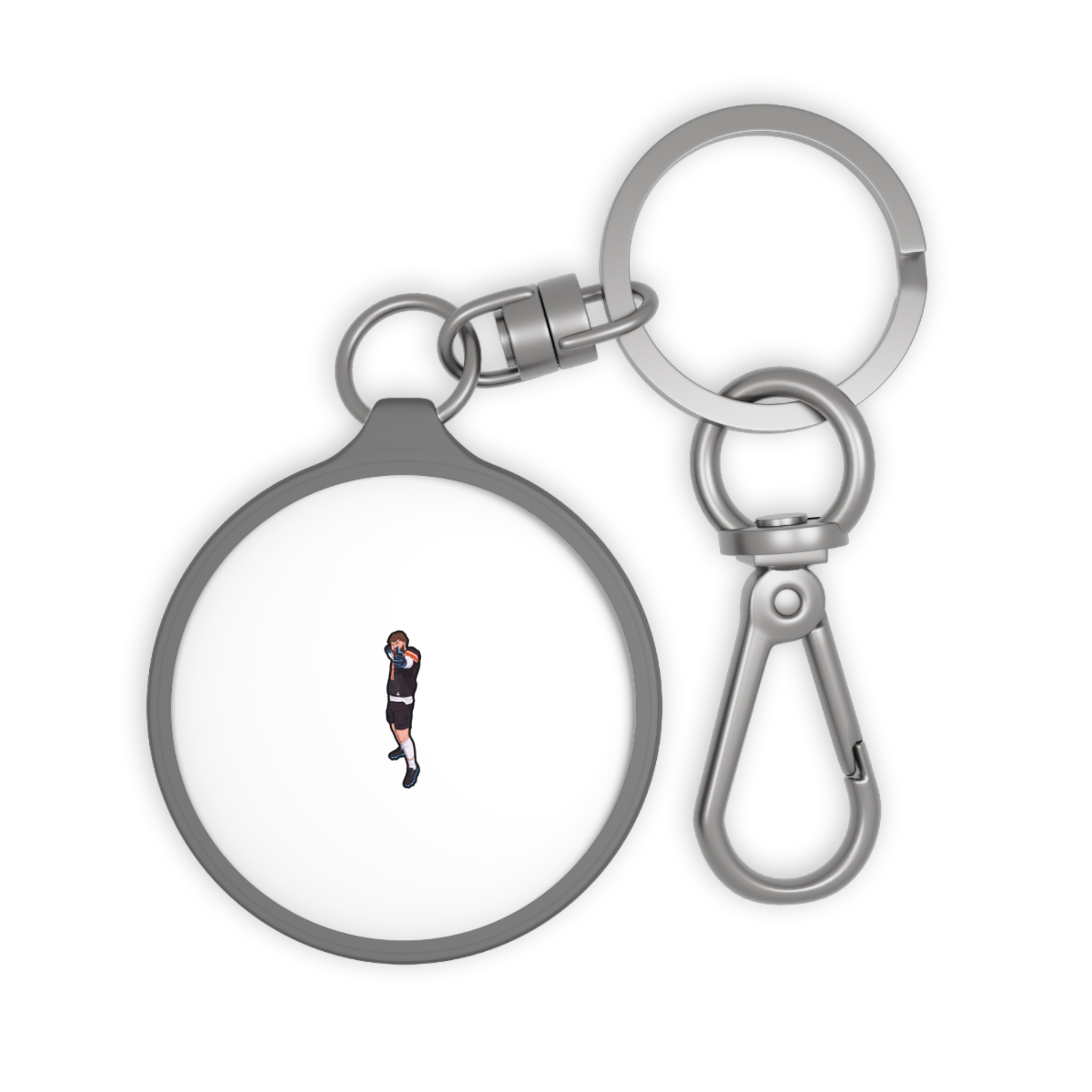 Keychain — character_player_name in Grey