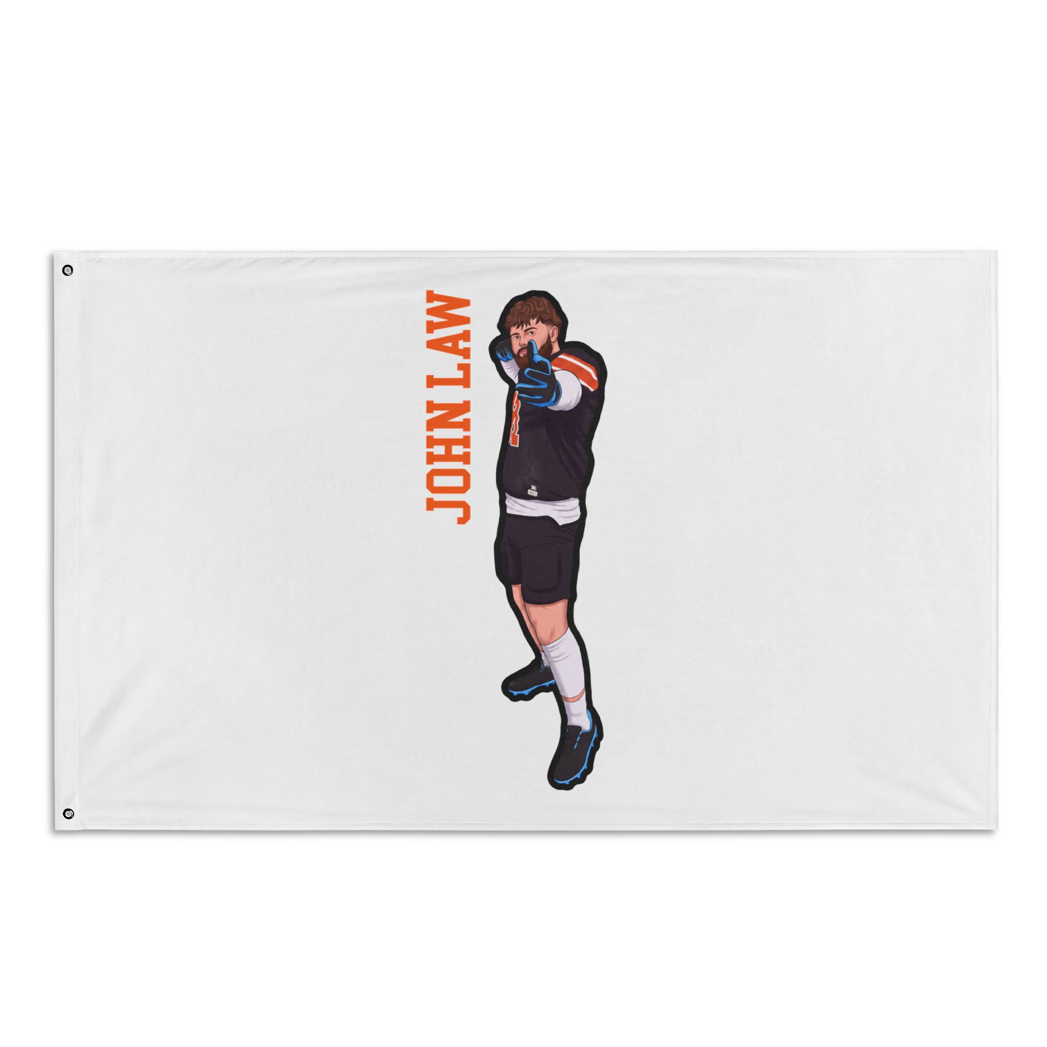 Flag (35 × 56 in) — character_name_vertical in Classic
