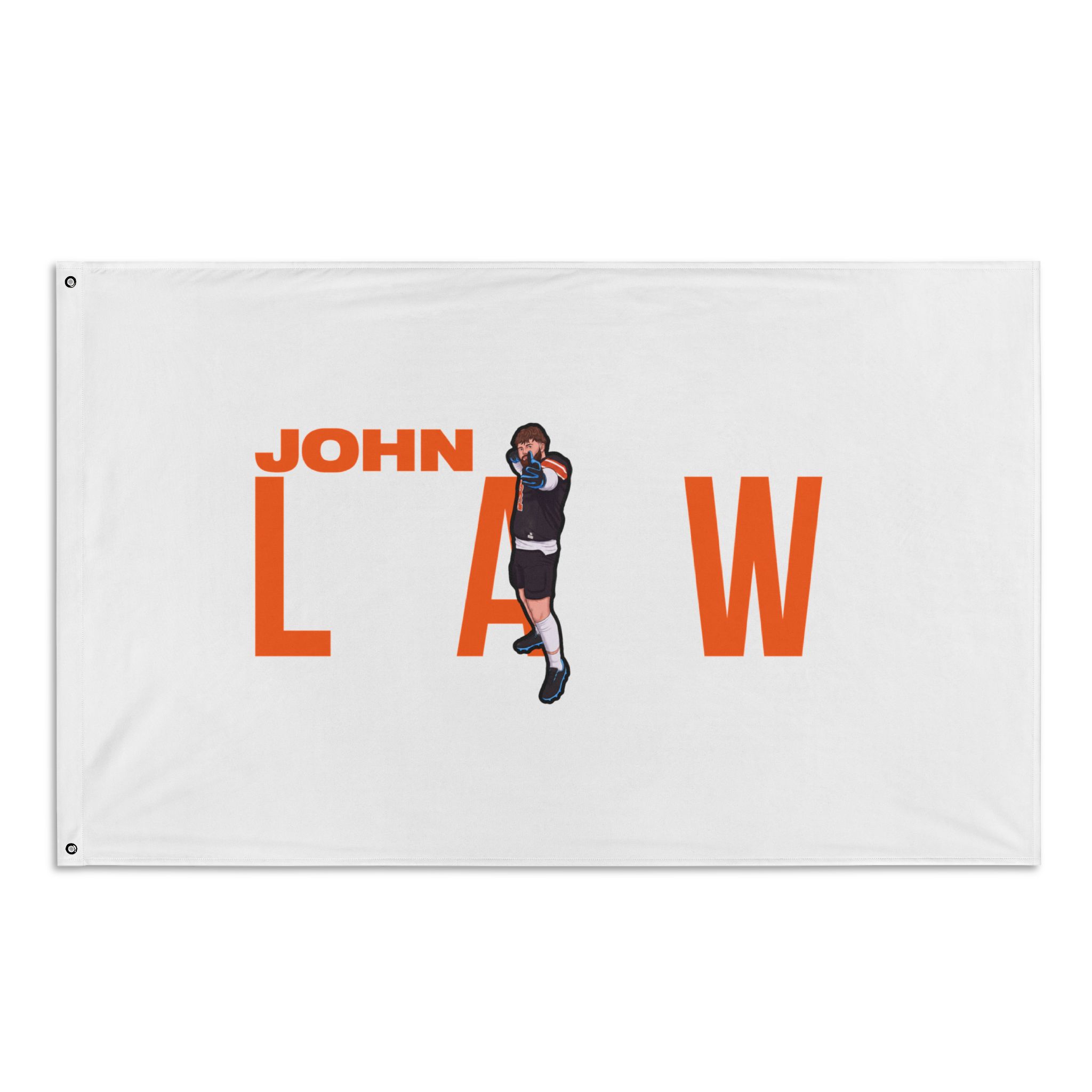 Flag (35 × 56 in) — character_player_name in Classic