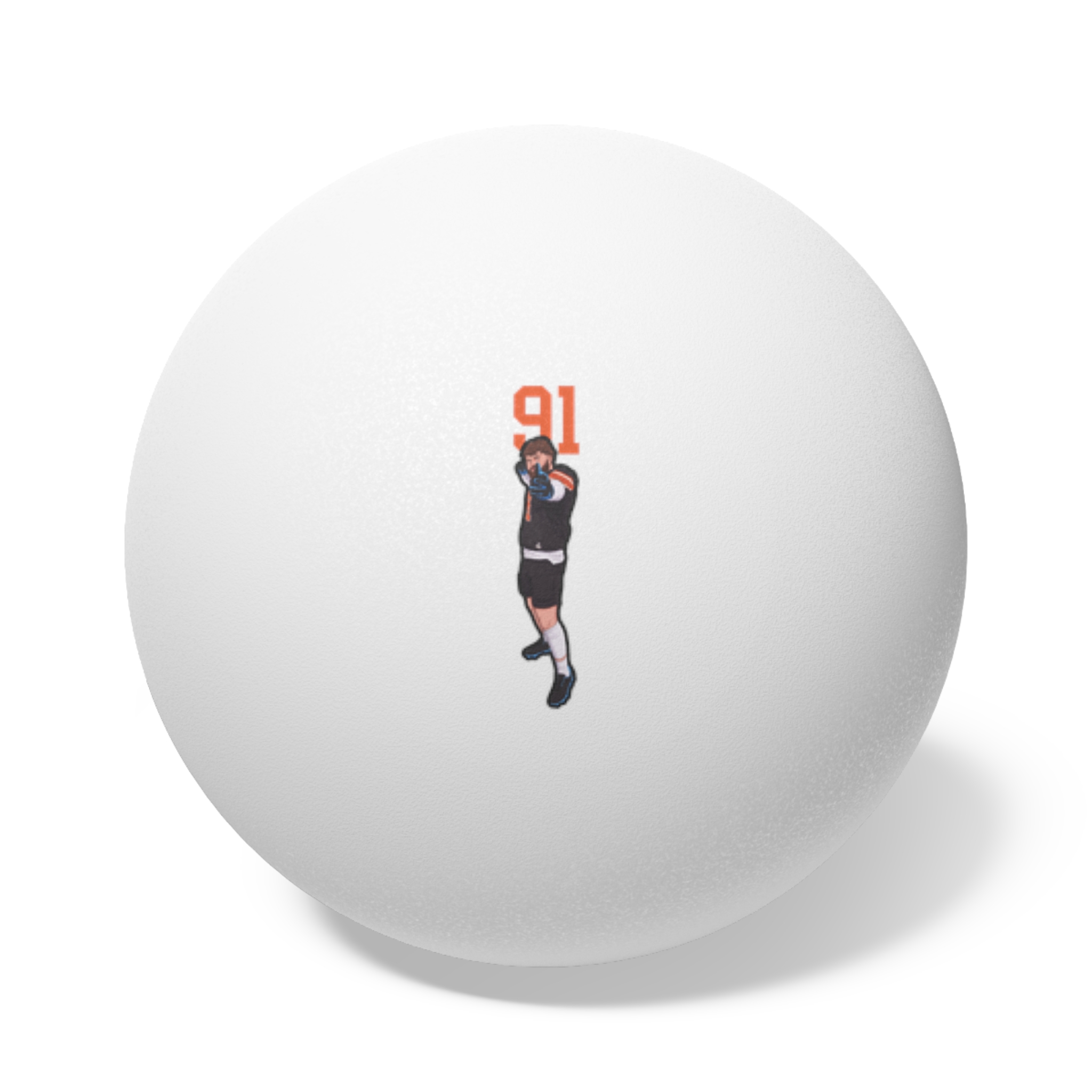 Ping Pong Balls, 6 pcs — character_number_top in White