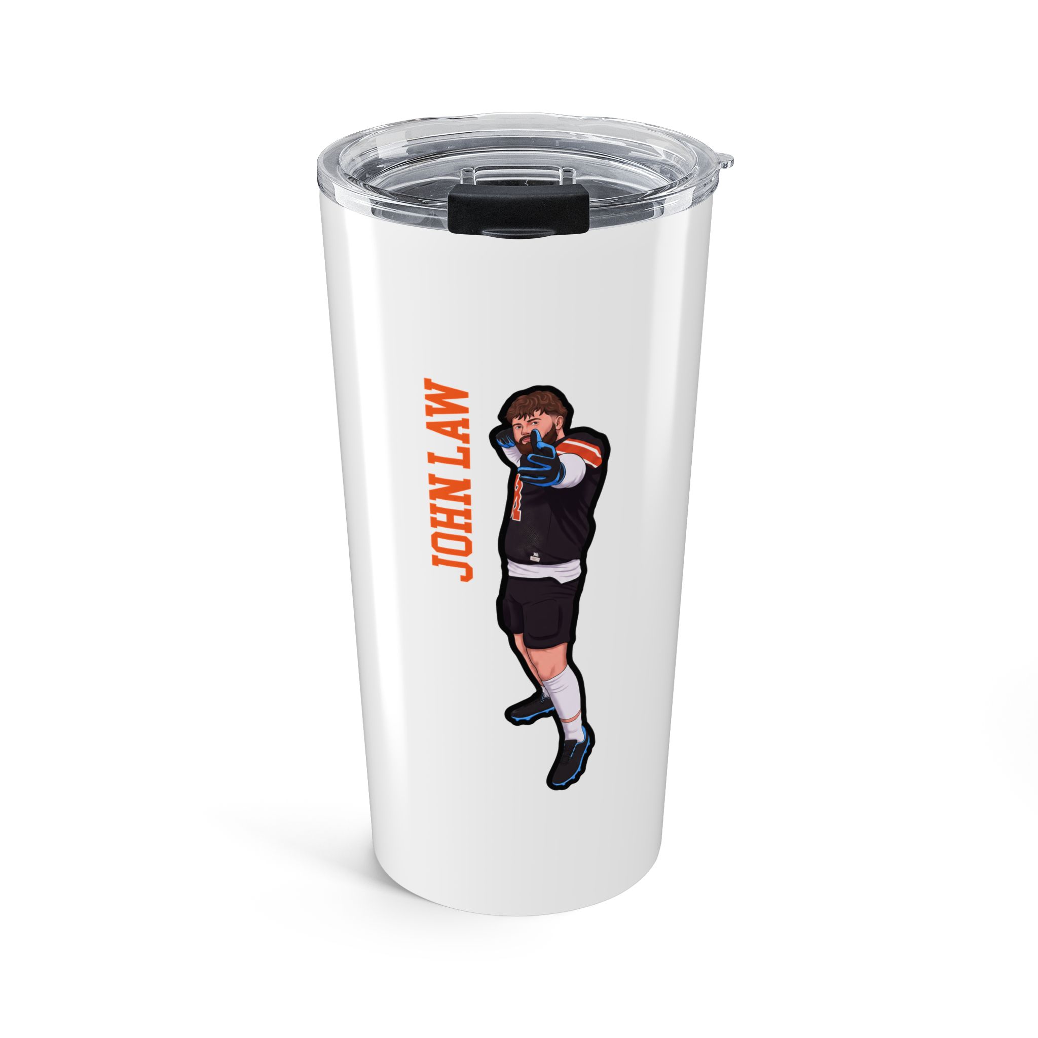 20oz Tumbler — character_name_vertical in Classic