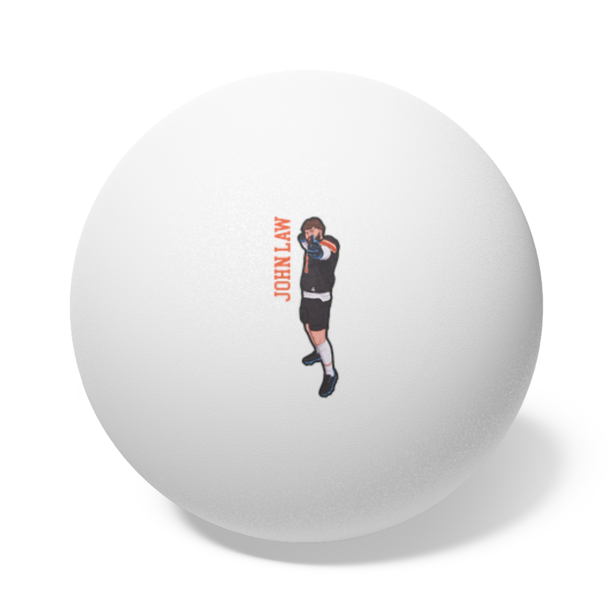 Ping Pong Balls, 6 pcs — character_name_vertical in White