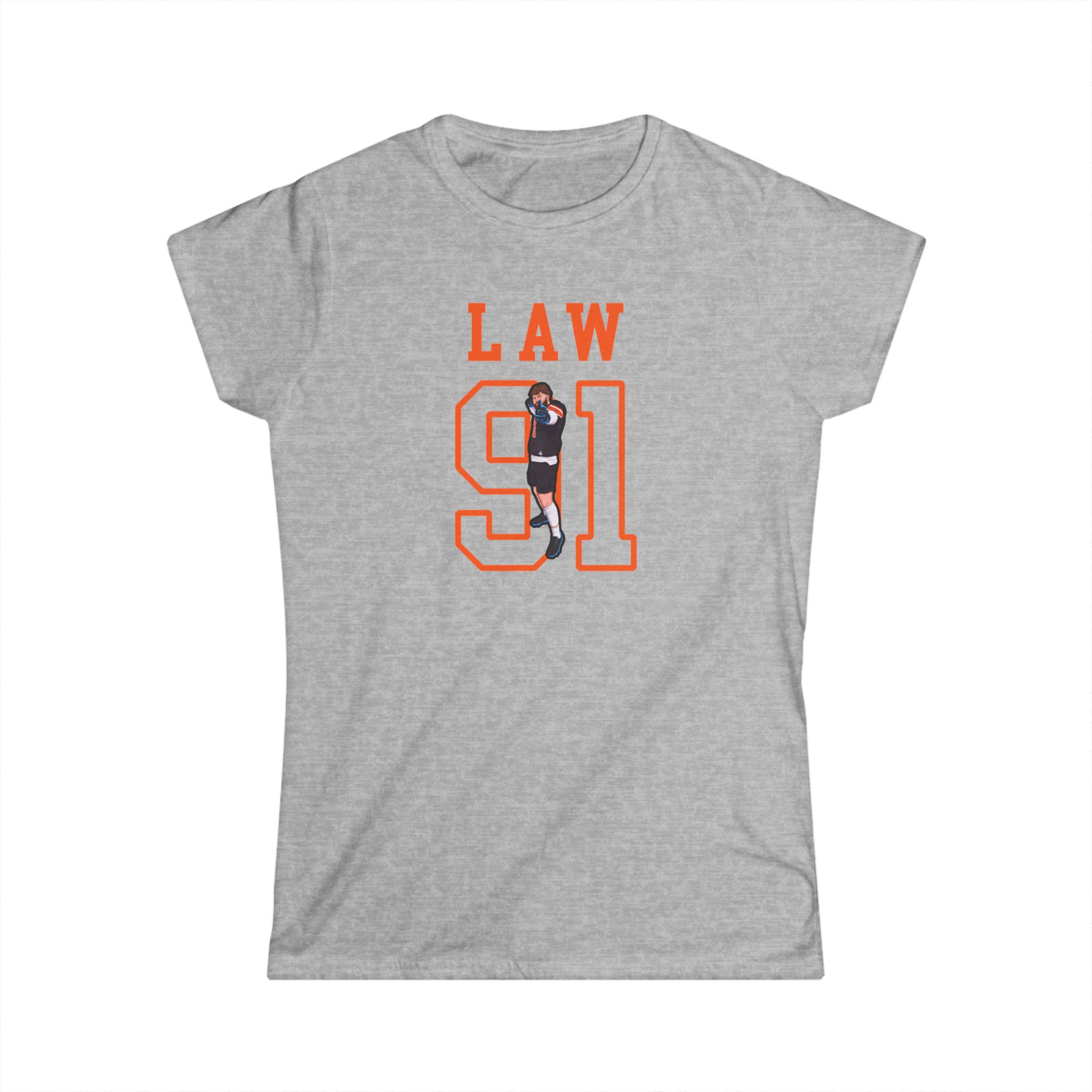 Women's Softstyle Tee — character_shirsey in Grey