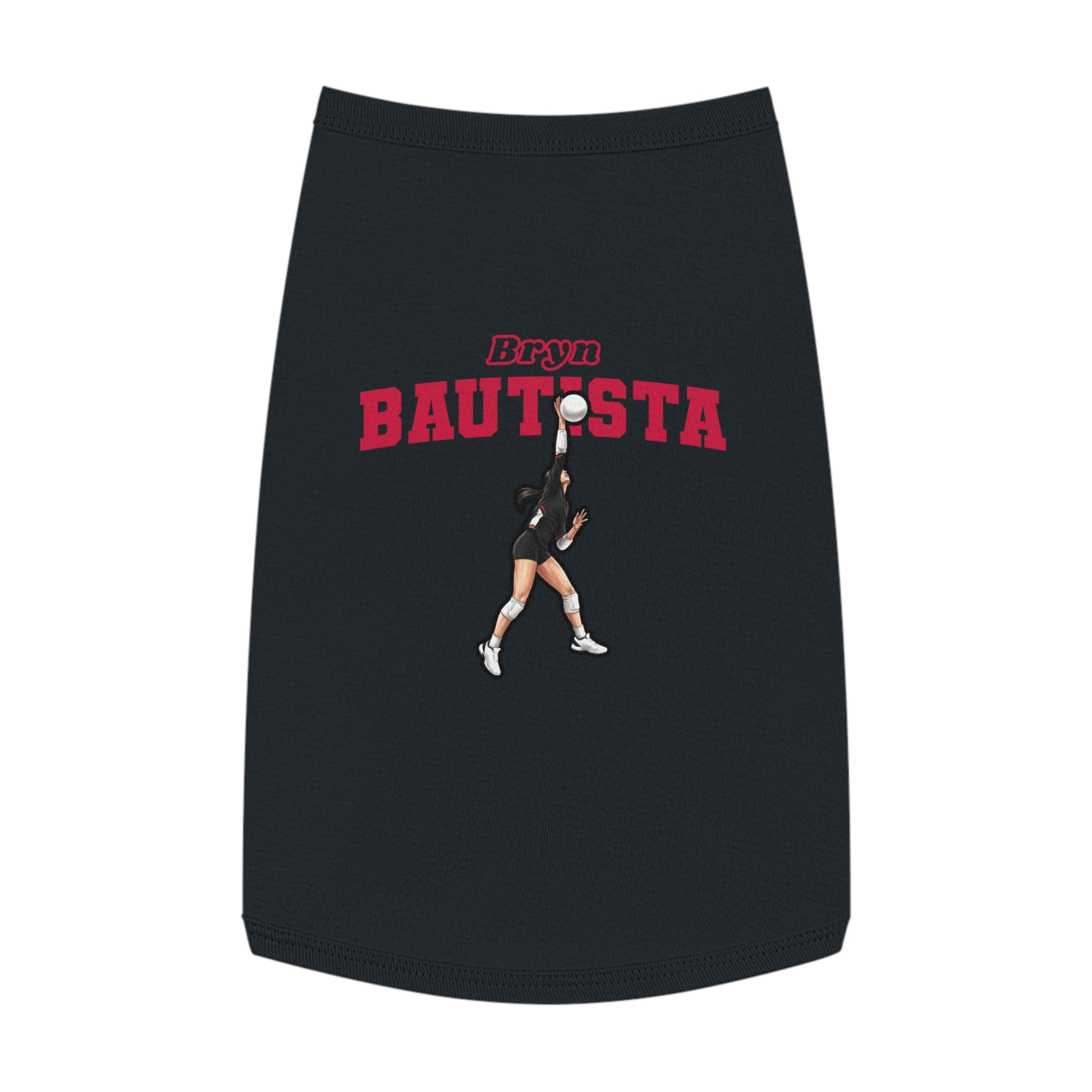 Pet Tank Top — character_name_arch in Black