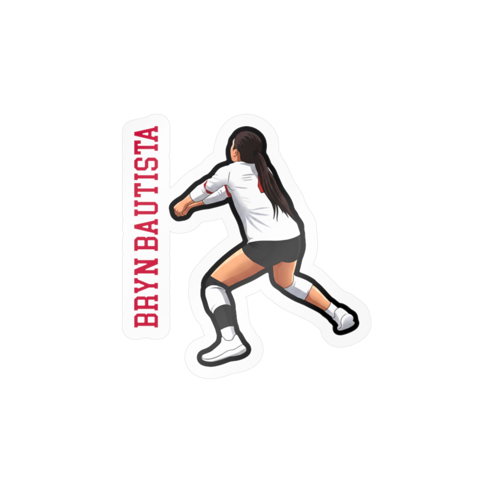 Vinyl Sticker — character_name_vertical in Classic