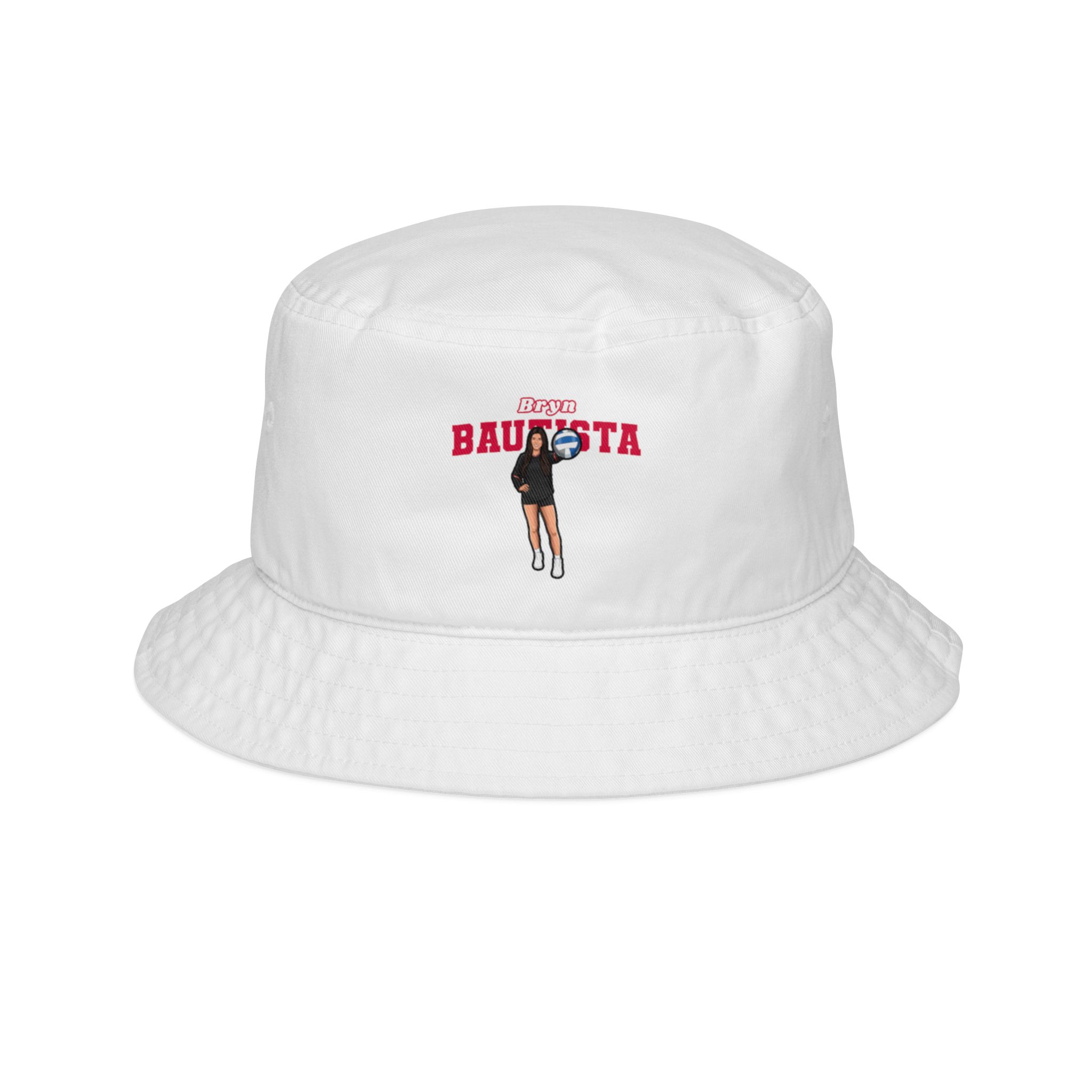 Bucket Hat — character_name_arch in White