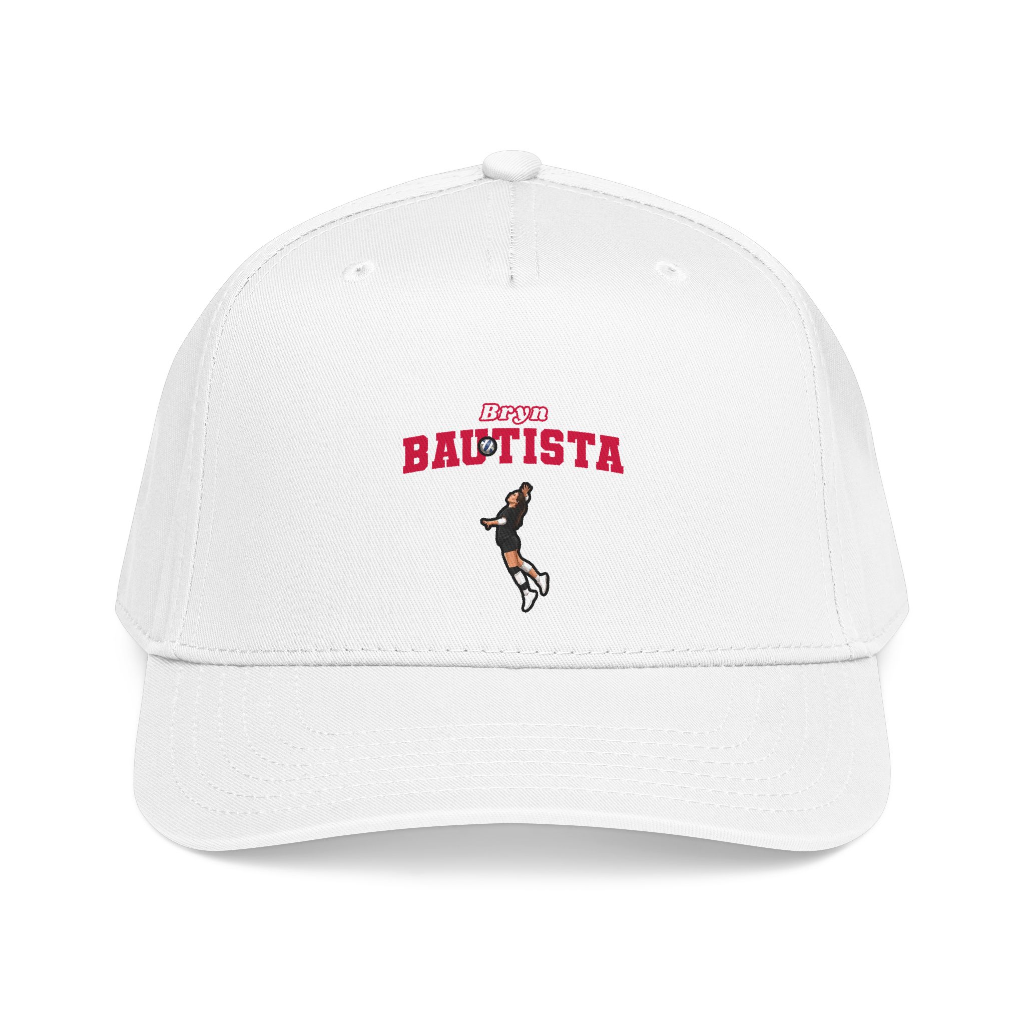 Baseball Cap — character_name_arch in White
