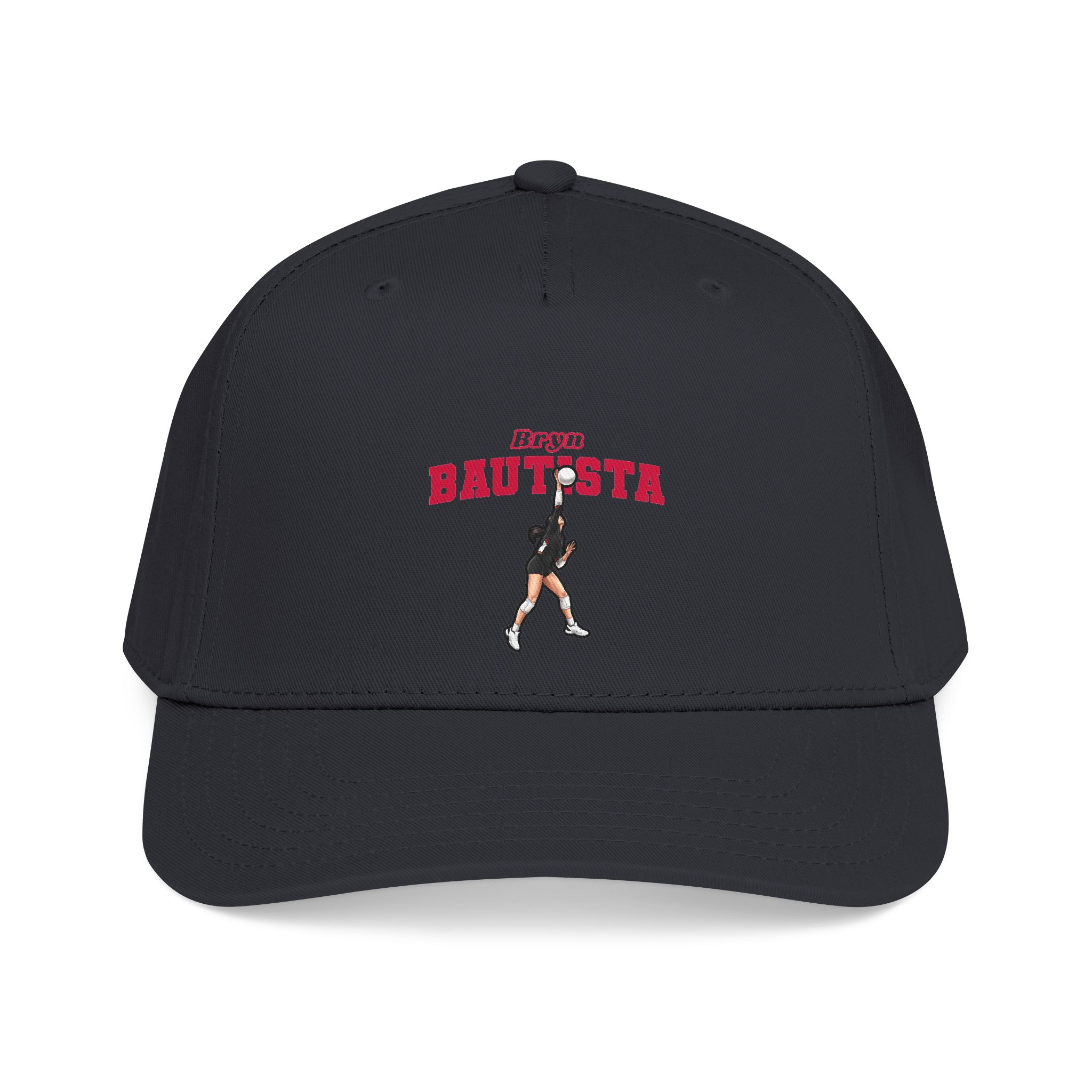 Baseball Cap — character_name_arch in Black