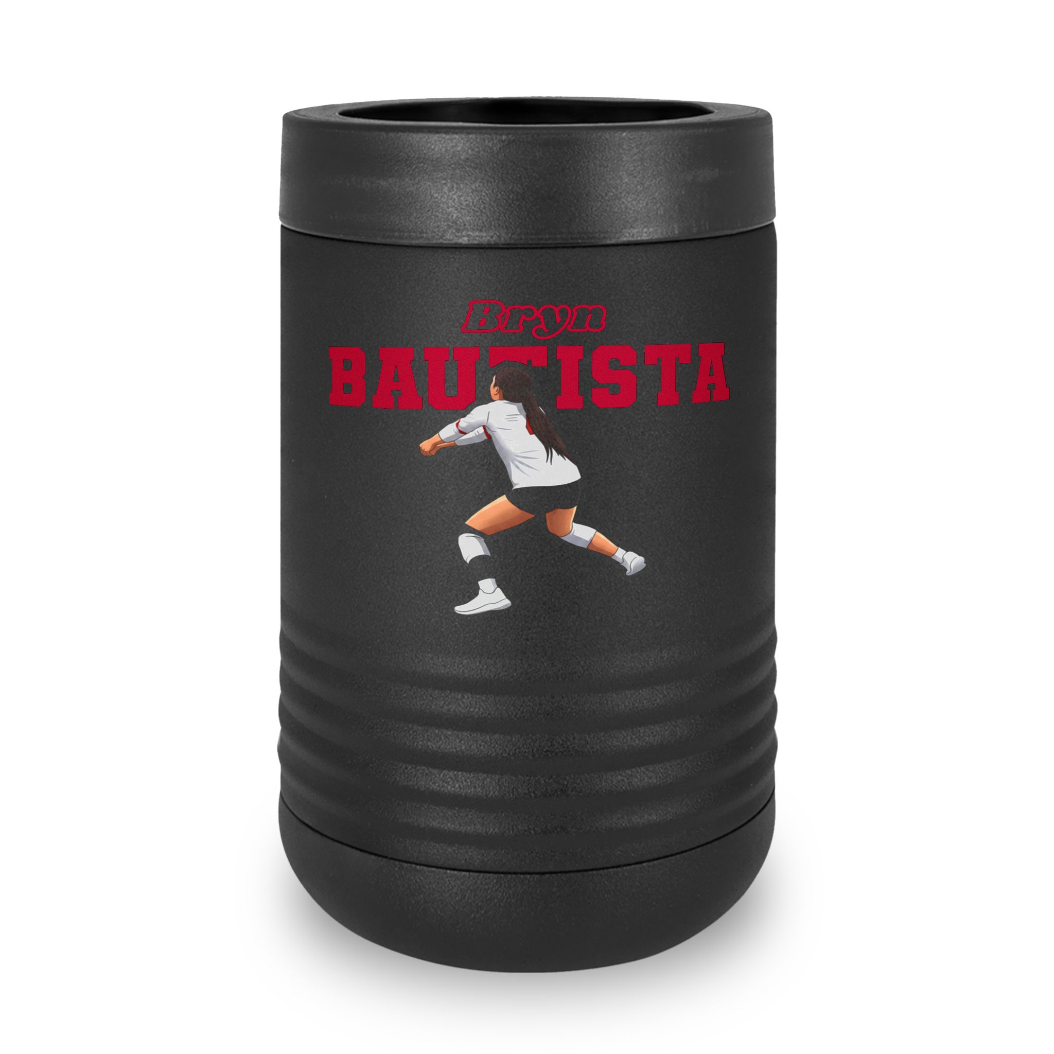 Stainless Can Cooler — character_name_arch in Black